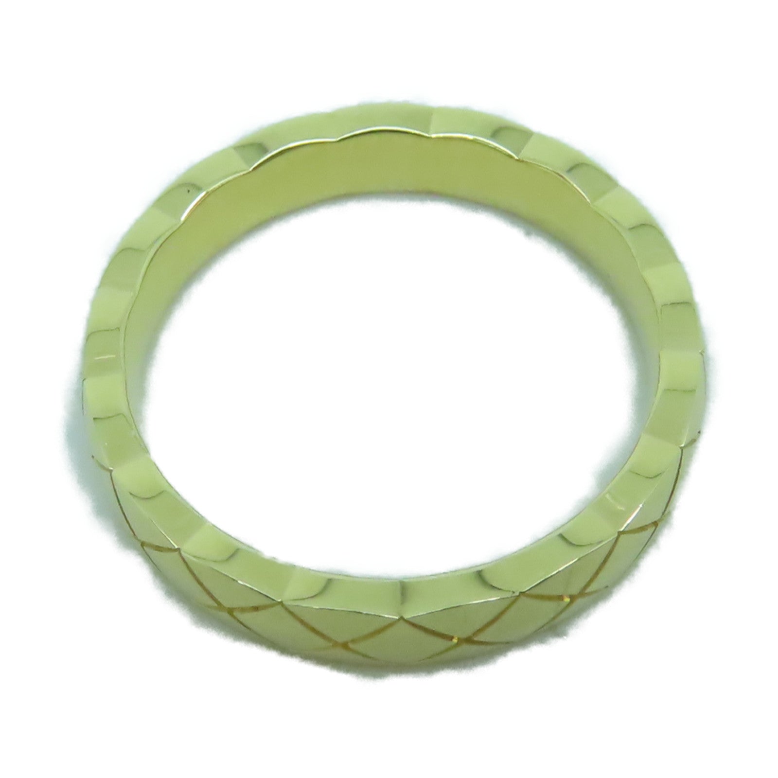 CHANEL 18K黃金CoCo Crush戒指US#4.25金色