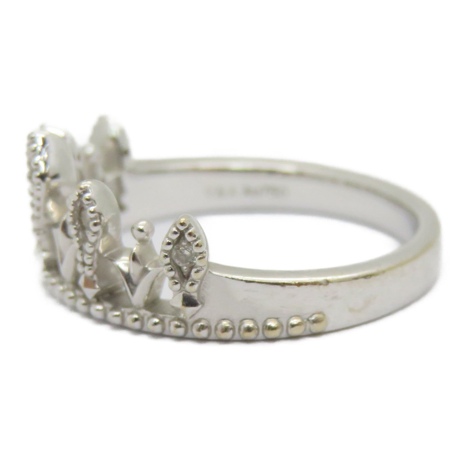 JEWELRY 18K白金Diamond Ring 0.03ct鑽石戒指US#5