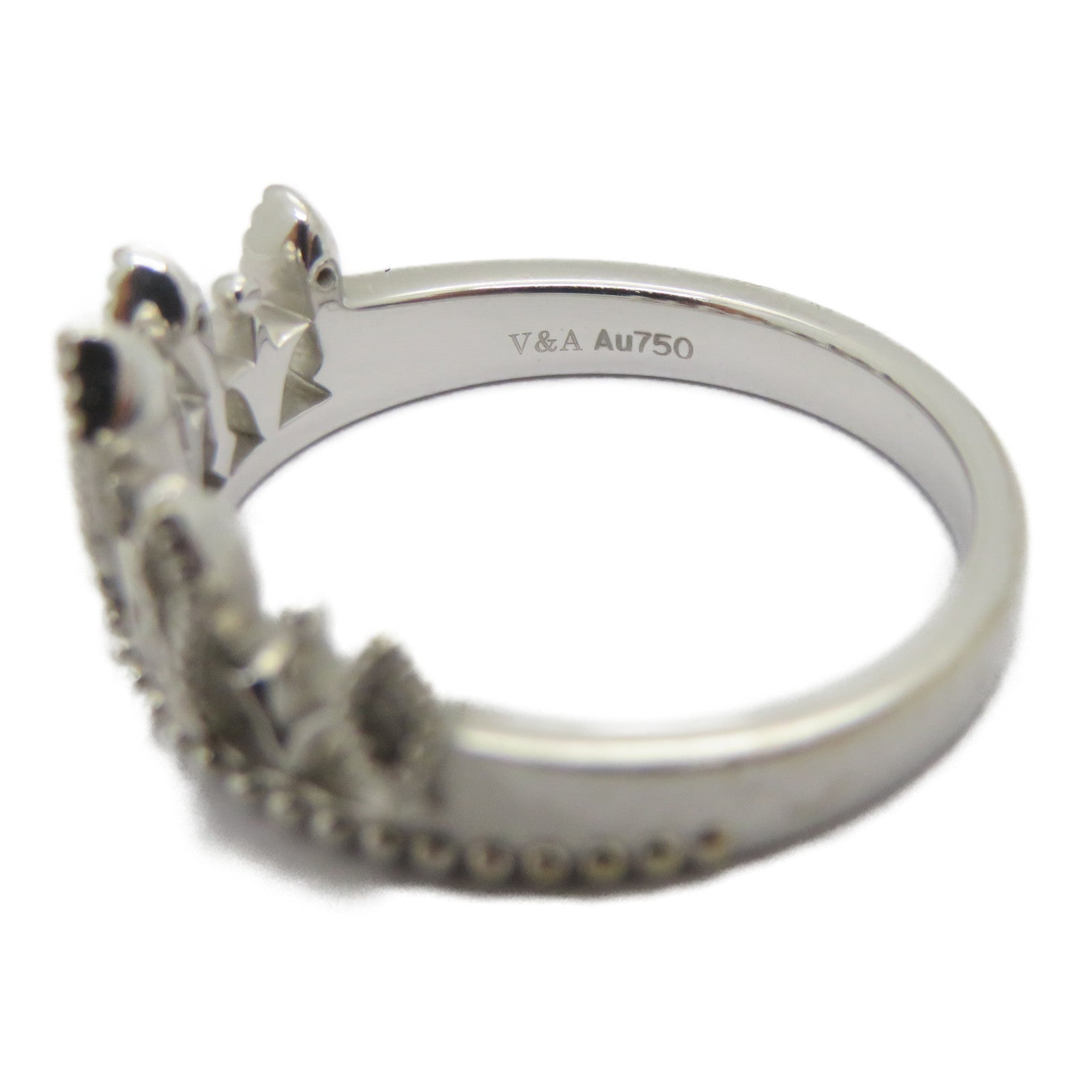 JEWELRY 18K白金Diamond Ring 0.03ct鑽石戒指US#5