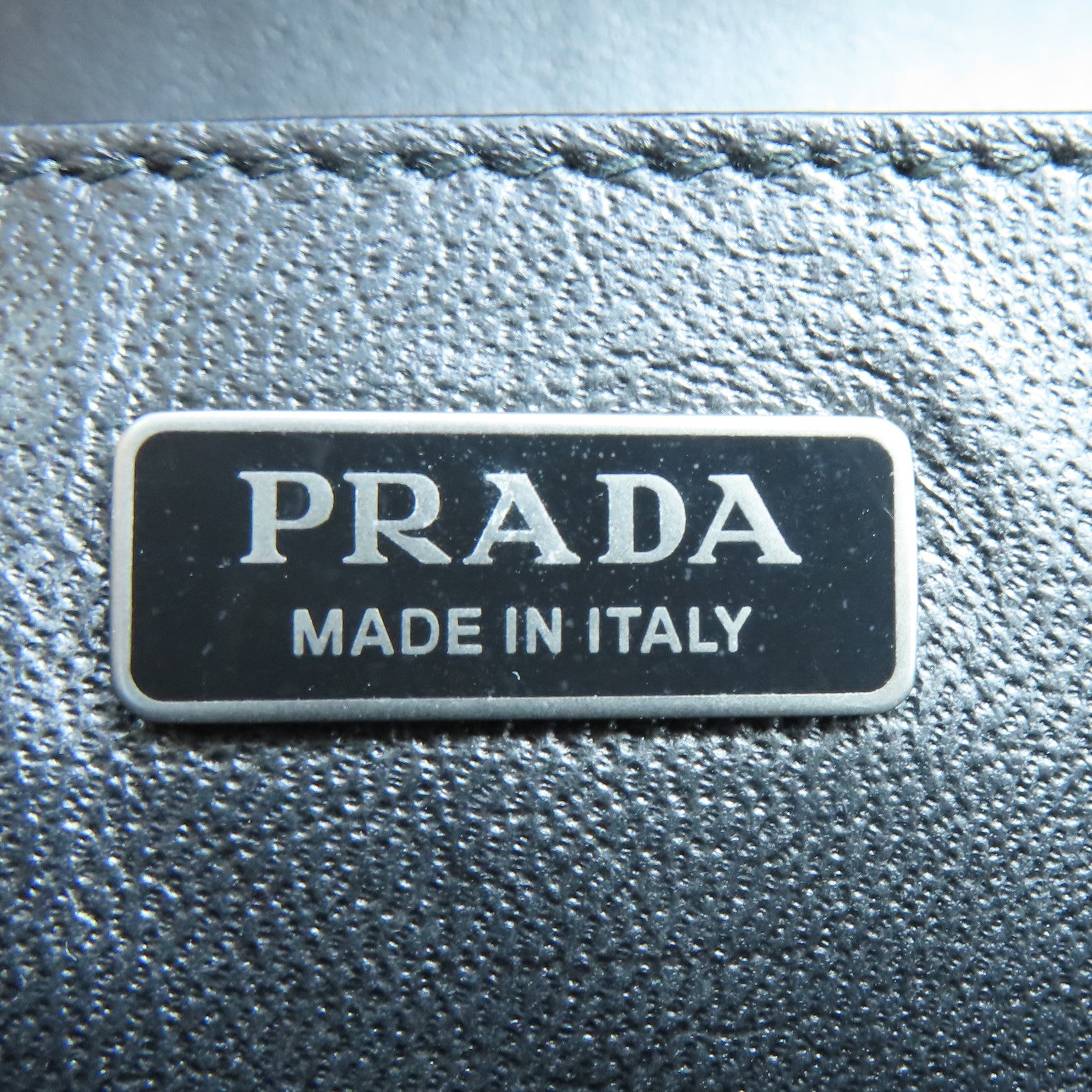 PRADA 牛皮皮革/Saffiano皮革Shoulder Bag肩背袋黑色