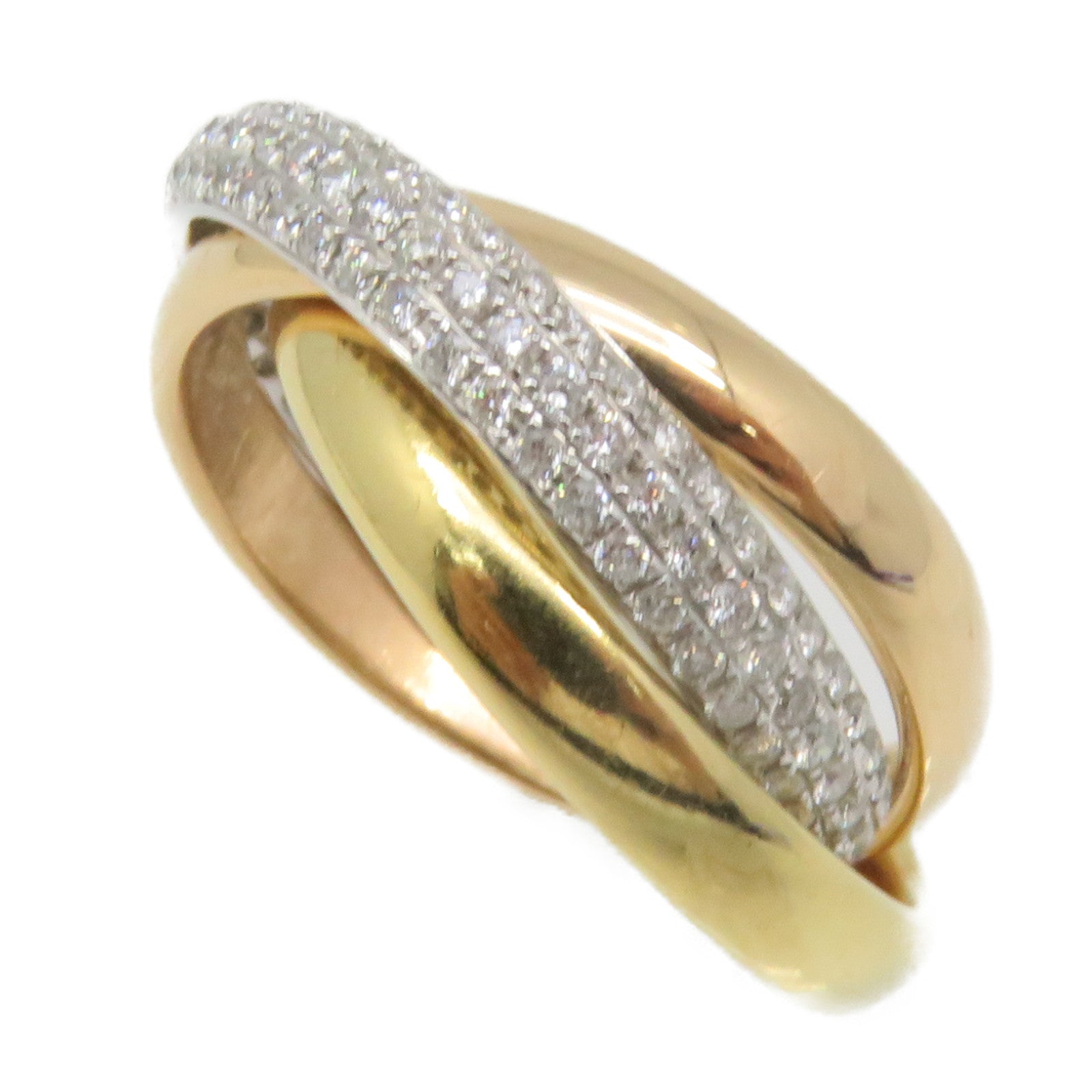 JEWELRY K18白金/玫瑰金/黃金Gold Ring戒指US#6