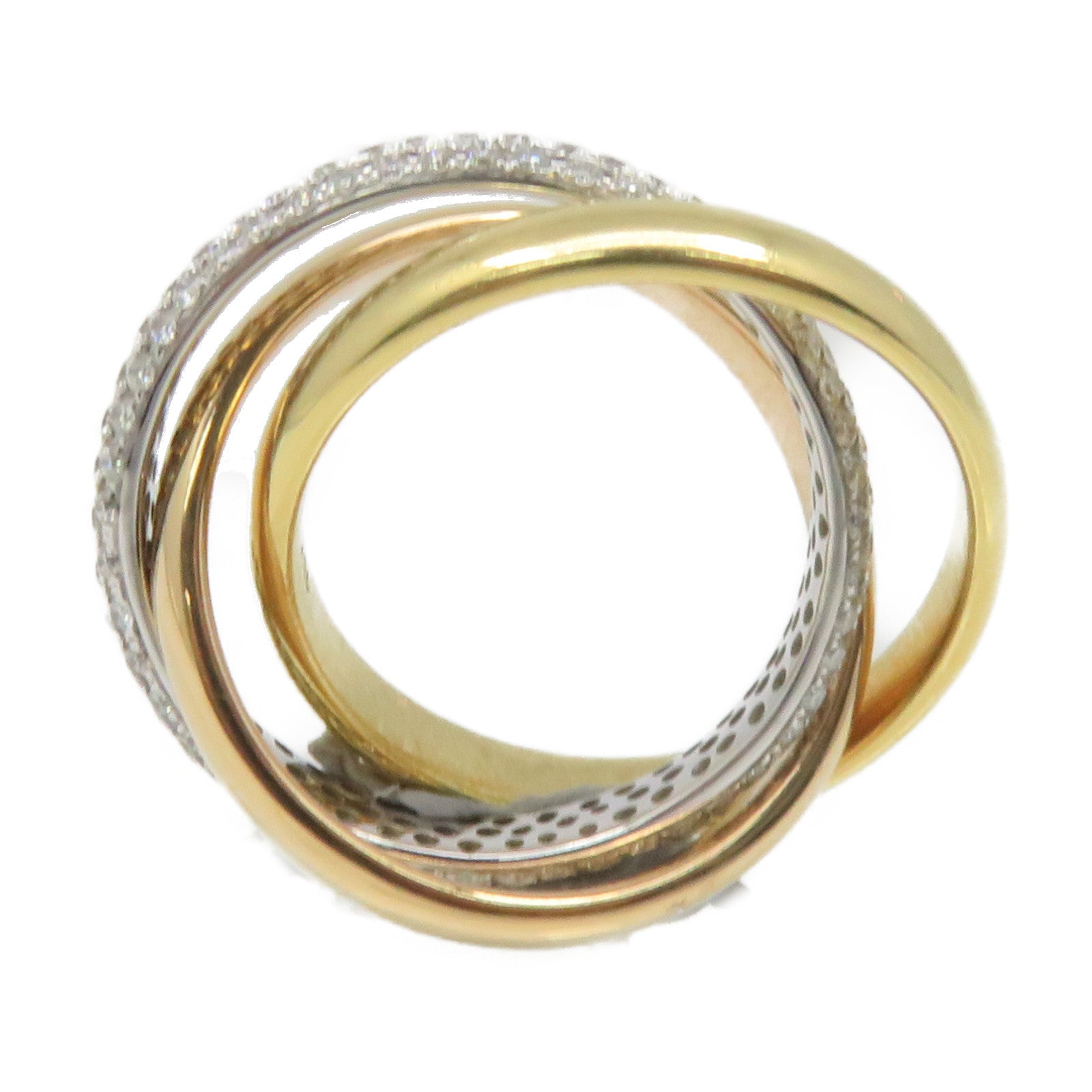 JEWELRY K18白金/玫瑰金/黃金Gold Ring戒指US#6