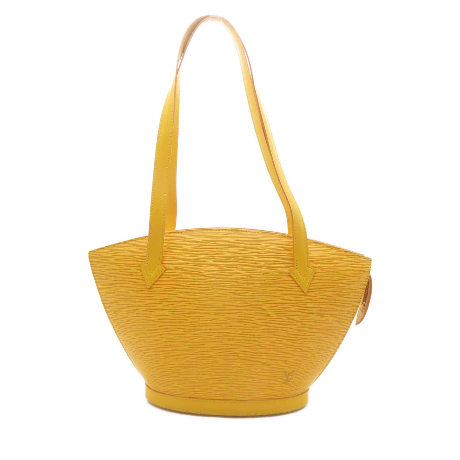 LOUIS VUITTON Epi Saint Jacques金扣肩背袋黃色
