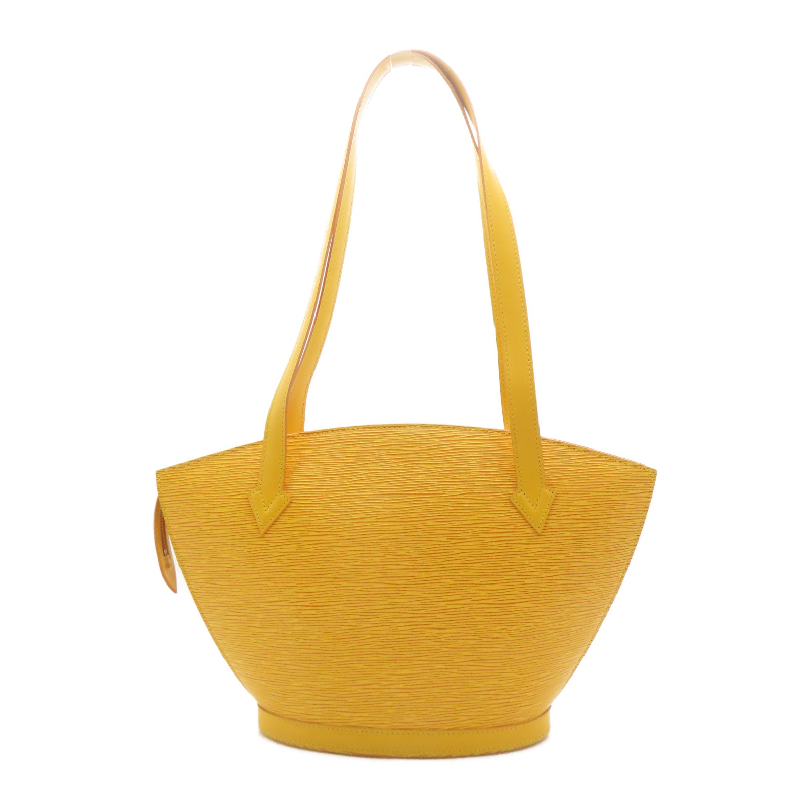 LOUIS VUITTON Epi Saint Jacques金扣肩背袋黃色