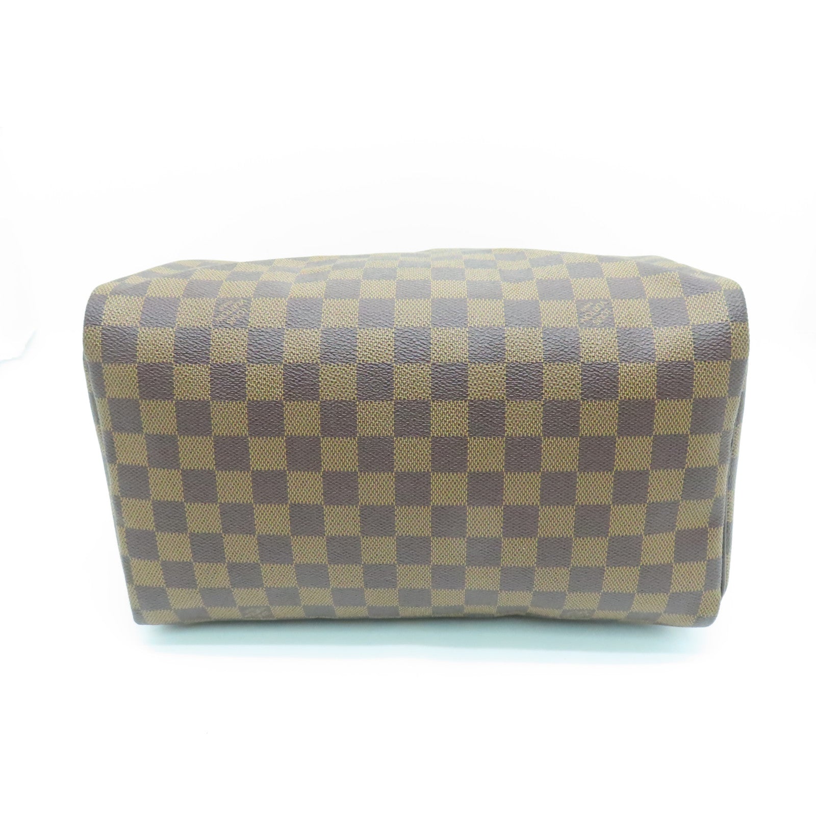 LOUIS VUITTON Damier Ebene Speedy 30金扣手挽袋啡色