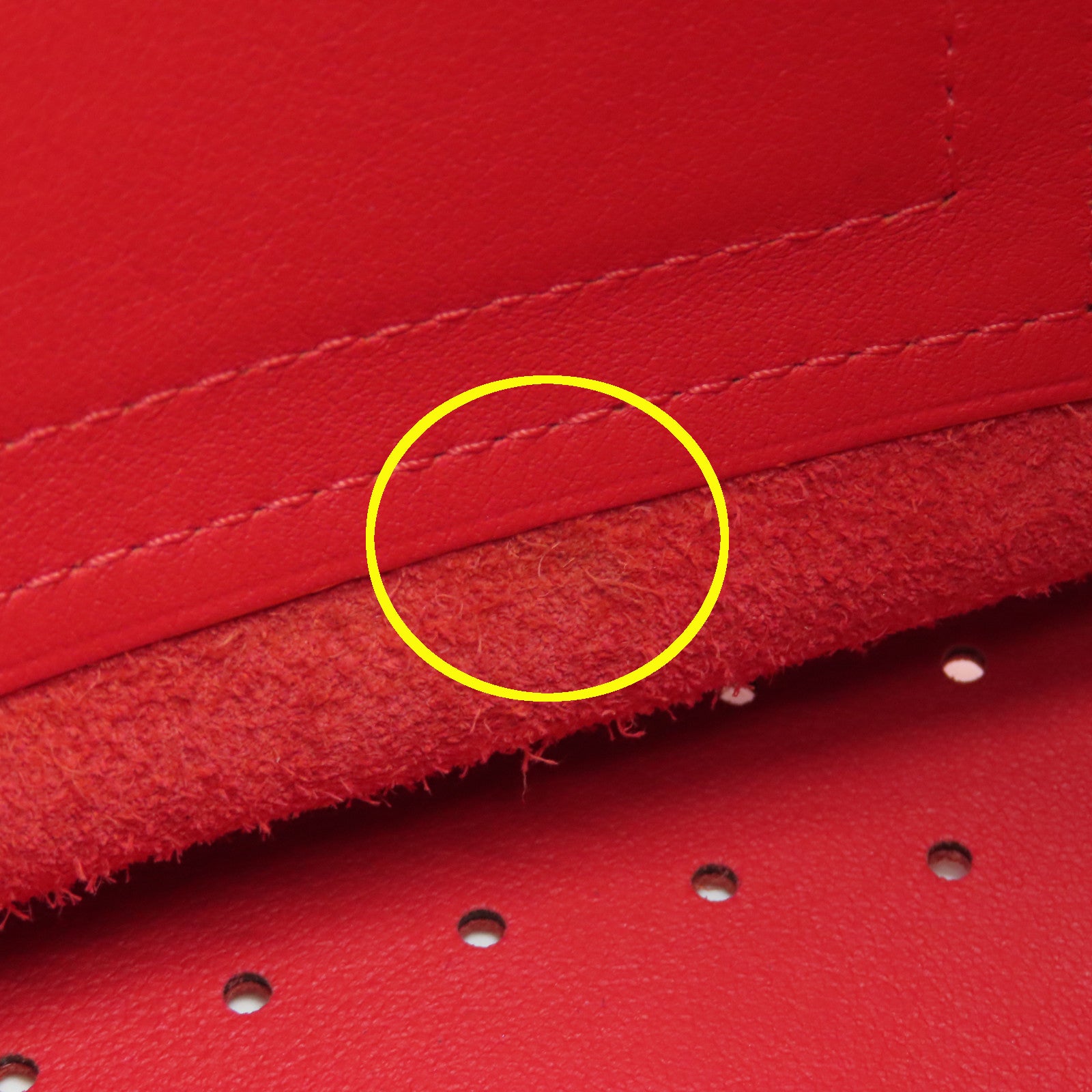 SELECTION 牛皮皮革Delvaux Shoulder Bag金扣肩背袋红色