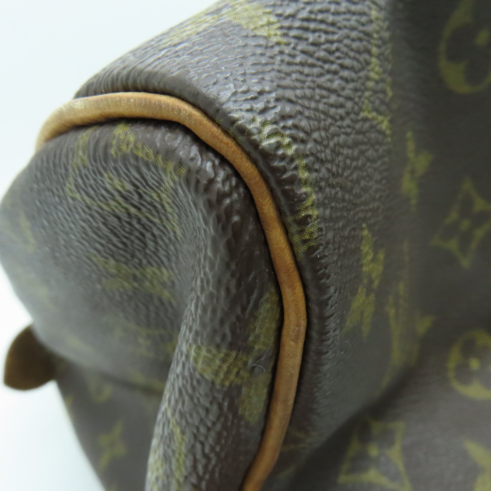 LOUIS VUITTON Monogram Speedy 30手挽袋金扣啡色