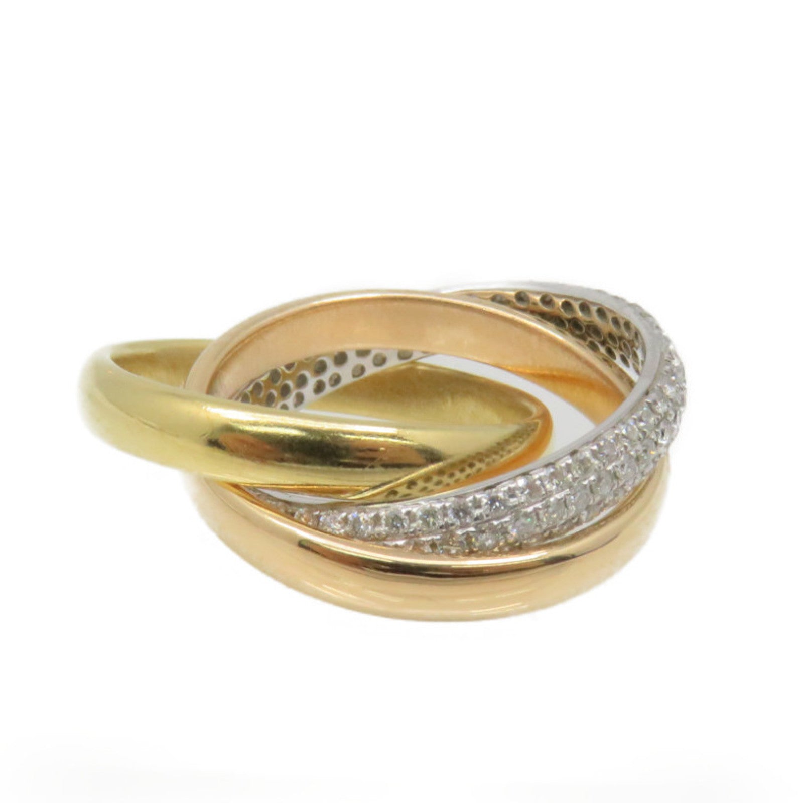 JEWELRY K18白金/玫瑰金/黃金Gold Ring戒指US#6