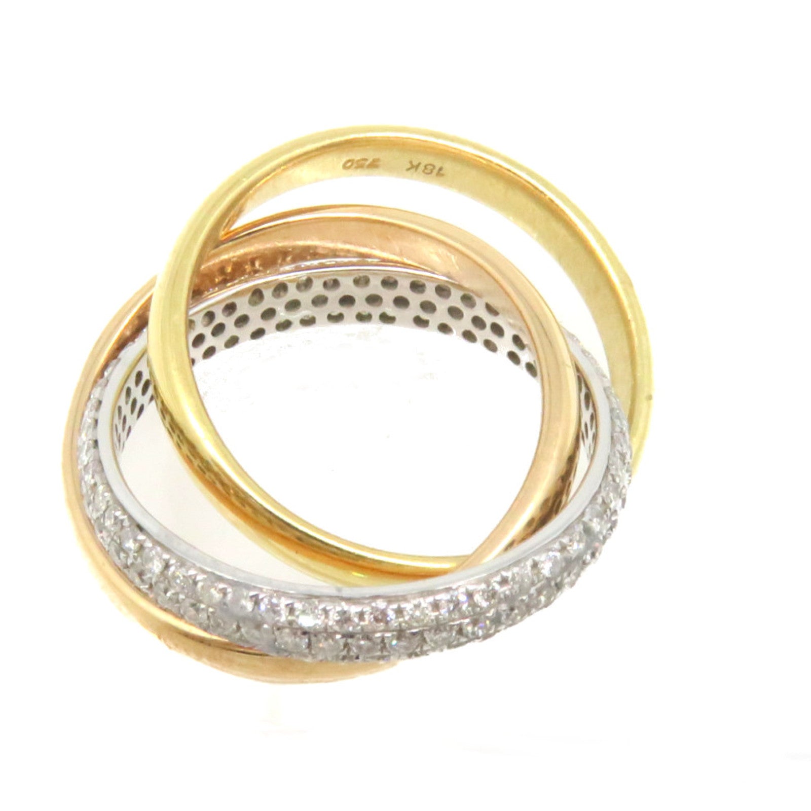 JEWELRY K18白金/玫瑰金/黃金Gold Ring戒指US#6