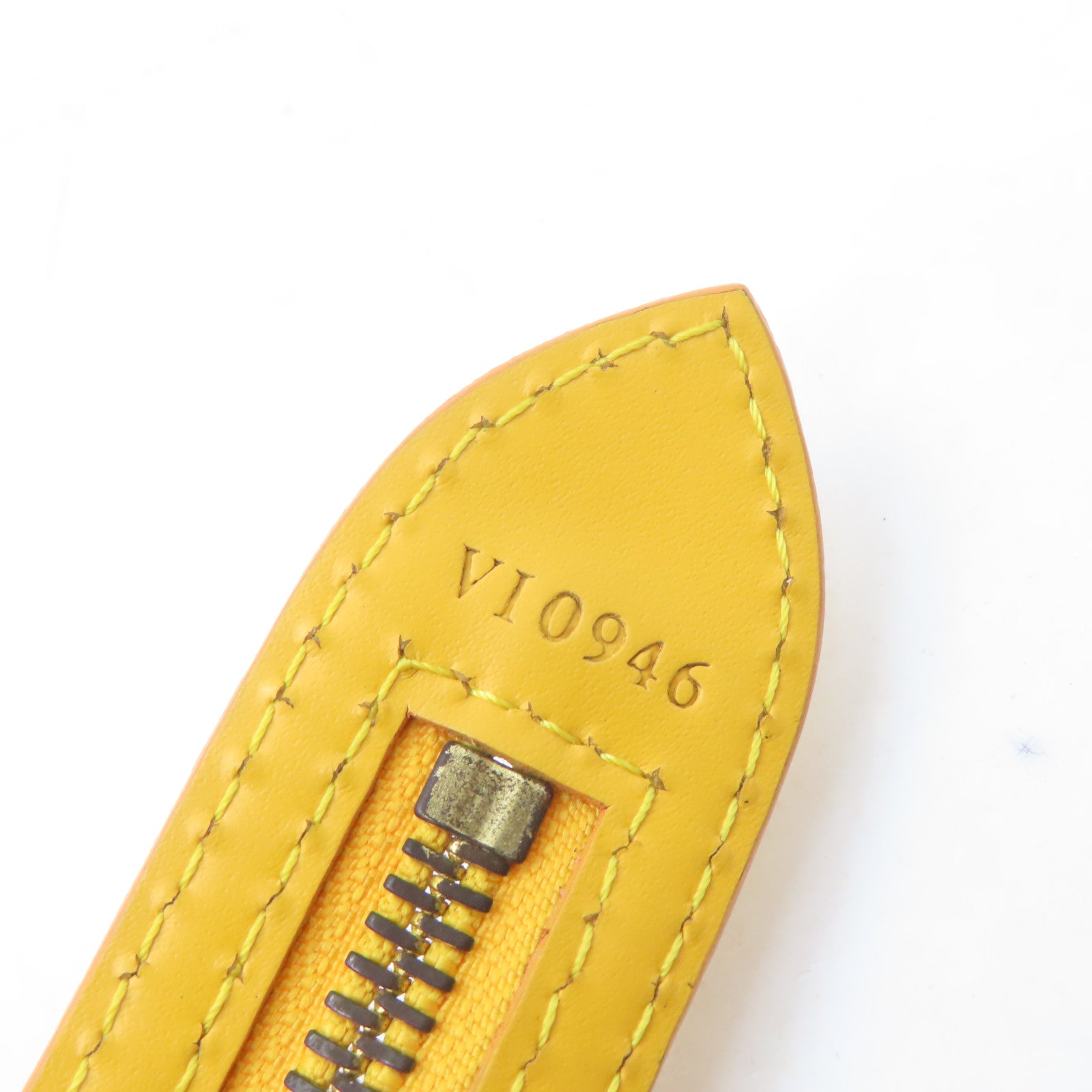LOUIS VUITTON Epi Saint Jacques金扣肩背袋黃色