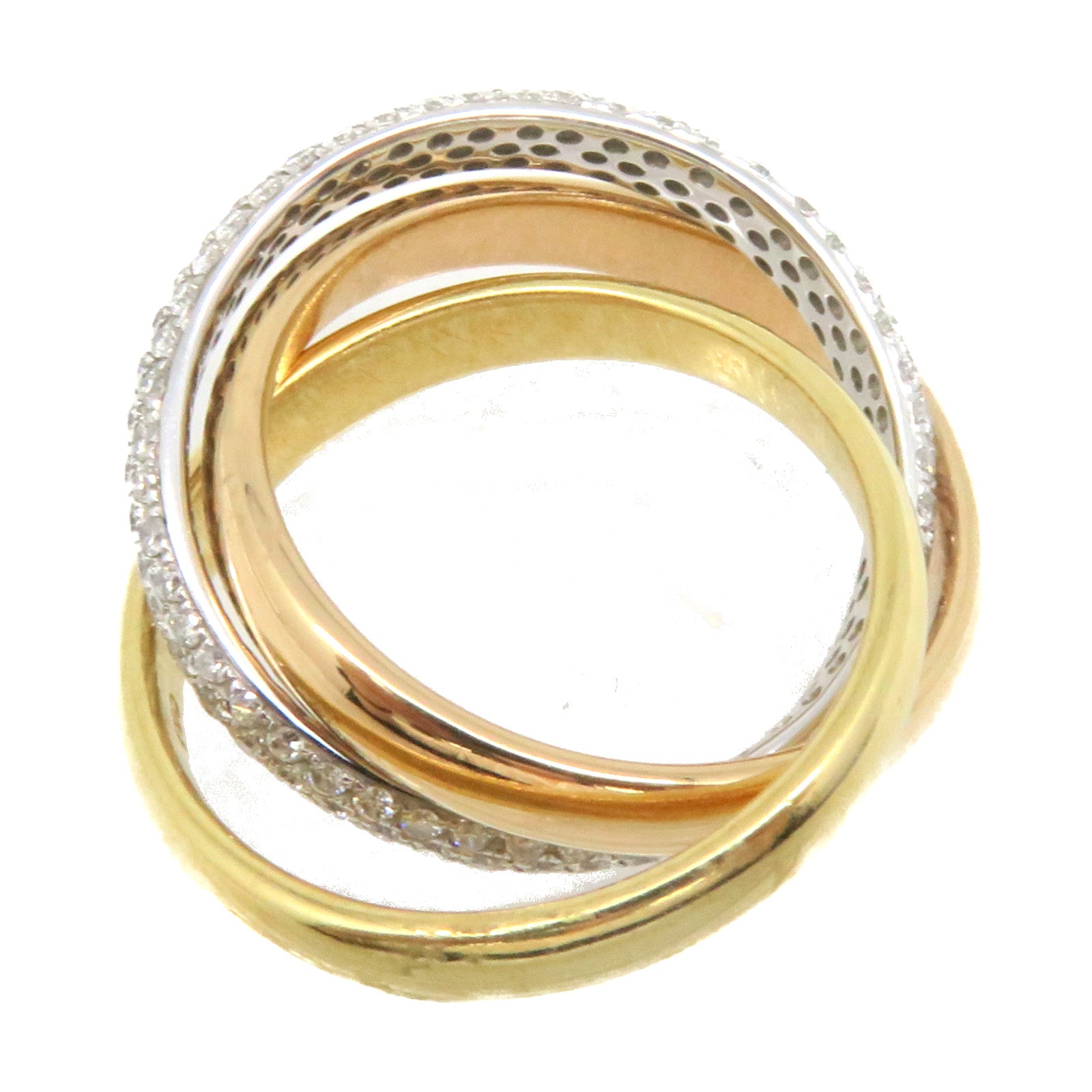 JEWELRY K18白金/玫瑰金/黃金Gold Ring戒指US#6