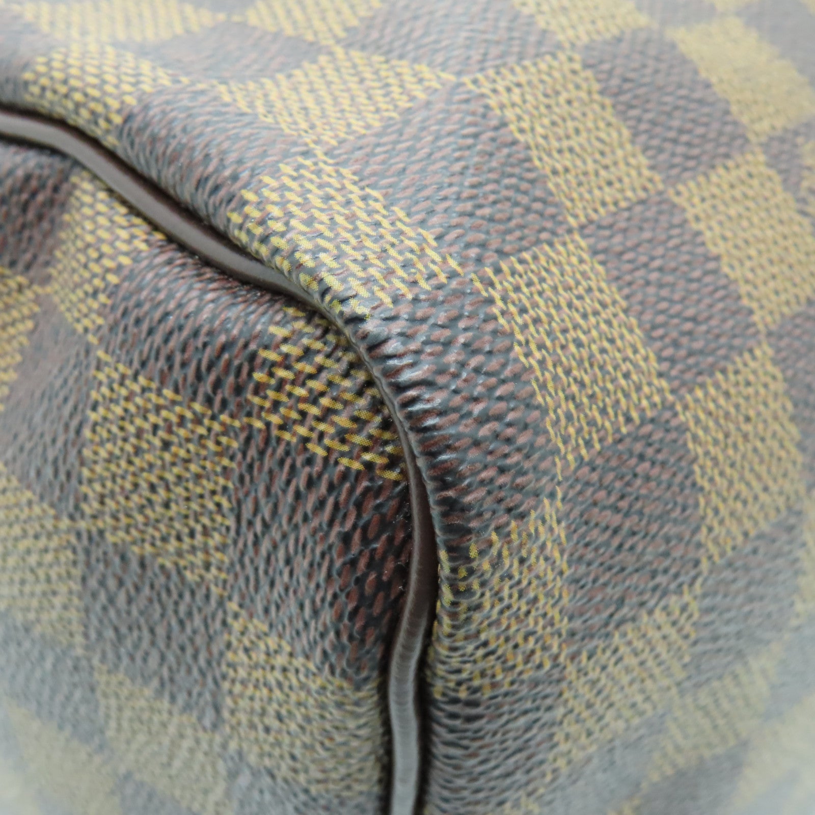 LOUIS VUITTON Damier Ebene Speedy 30金扣手挽袋啡色