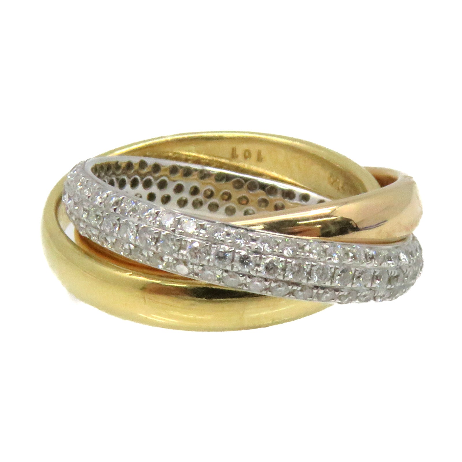 JEWELRY K18白金/玫瑰金/黃金Gold Ring戒指US#6