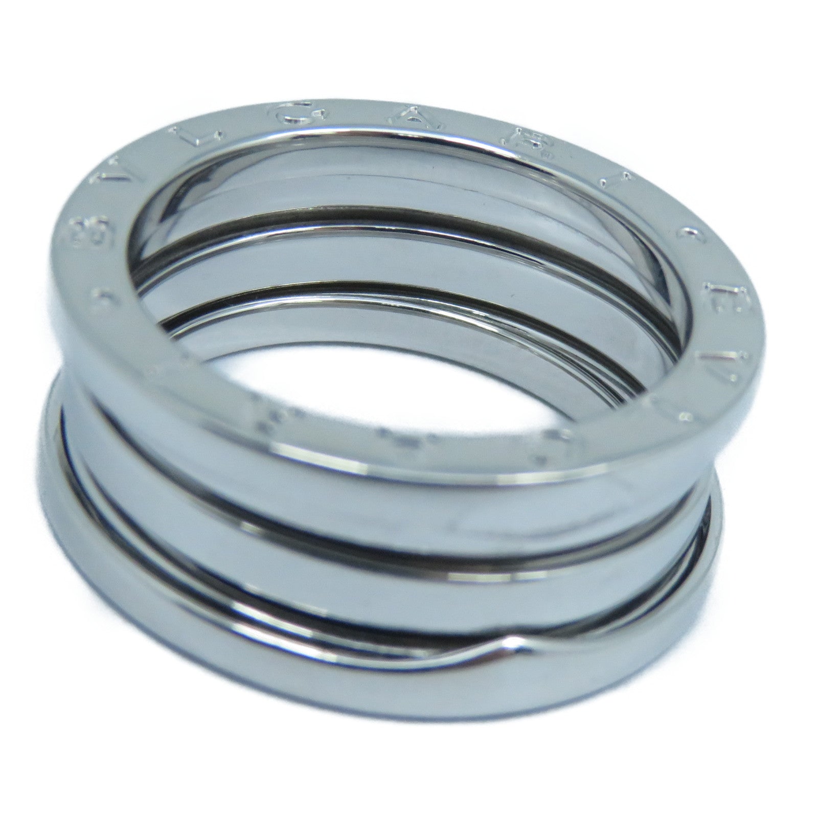 BVLGARI 18K白金B-zero1戒指BVLGARI#54/US#6