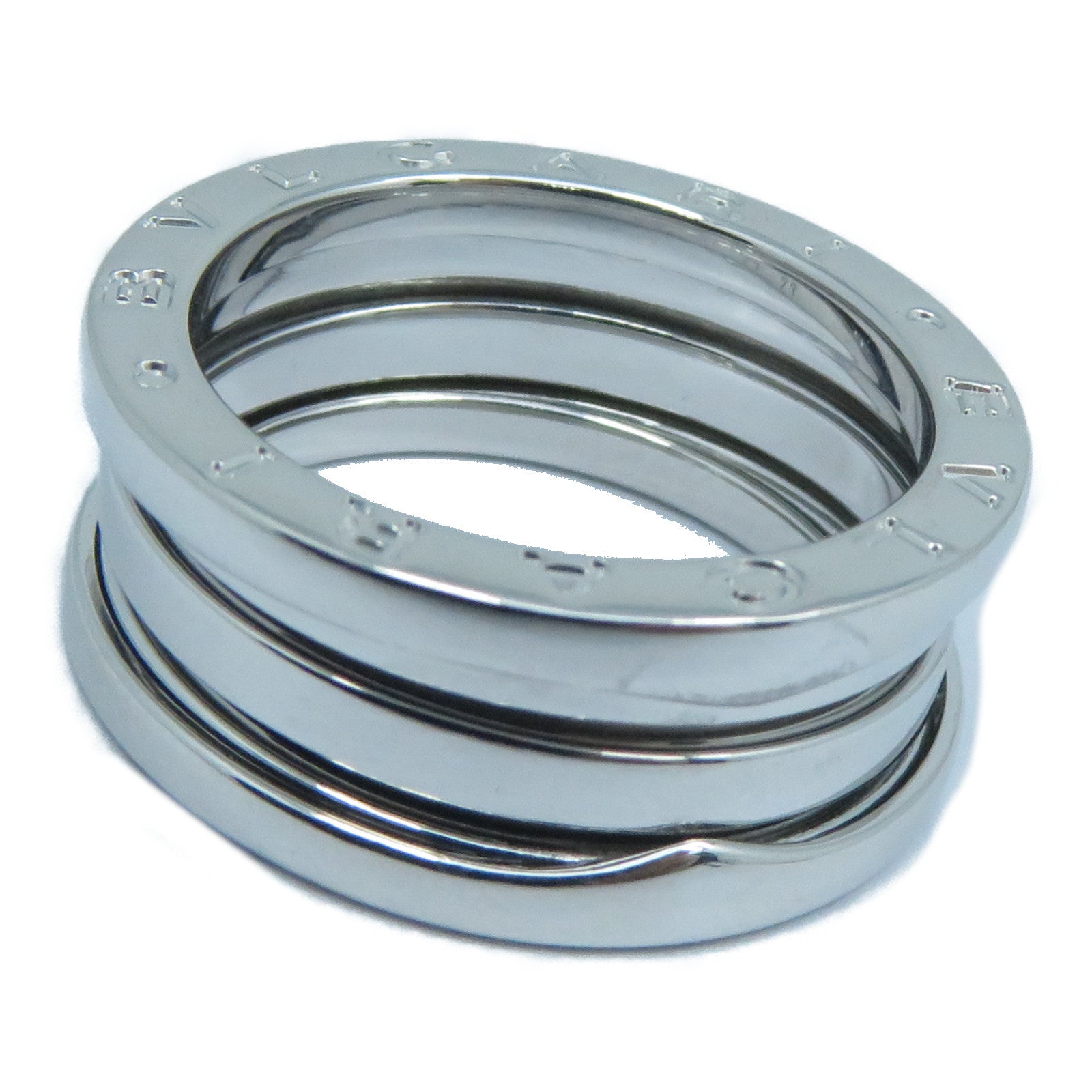 BVLGARI 18K白金B-zero1戒指BVLGARI#54/US#6