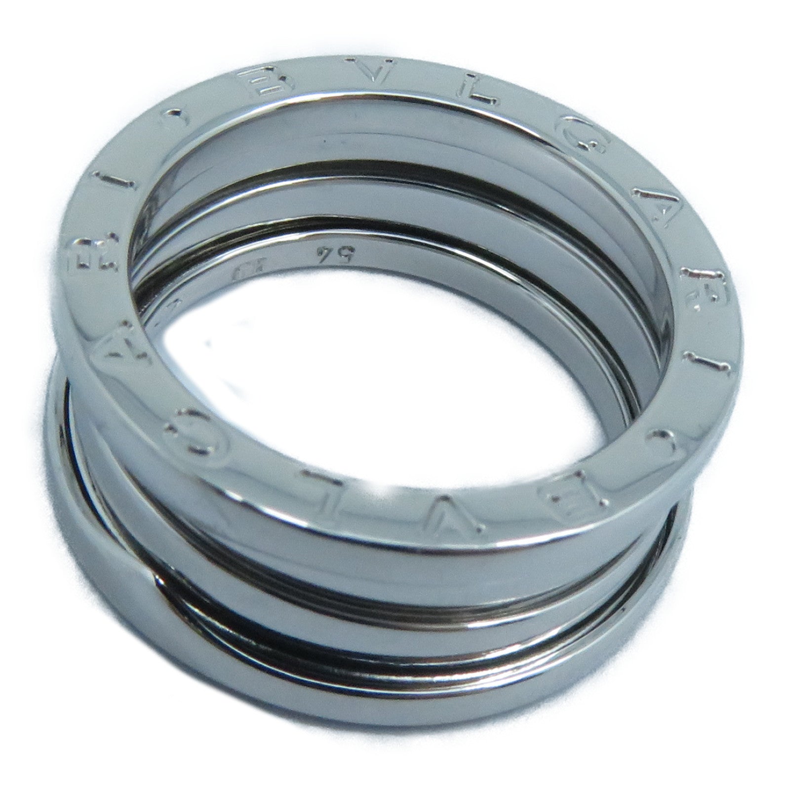 BVLGARI 18K白金B-zero1戒指BVLGARI#54/US#6
