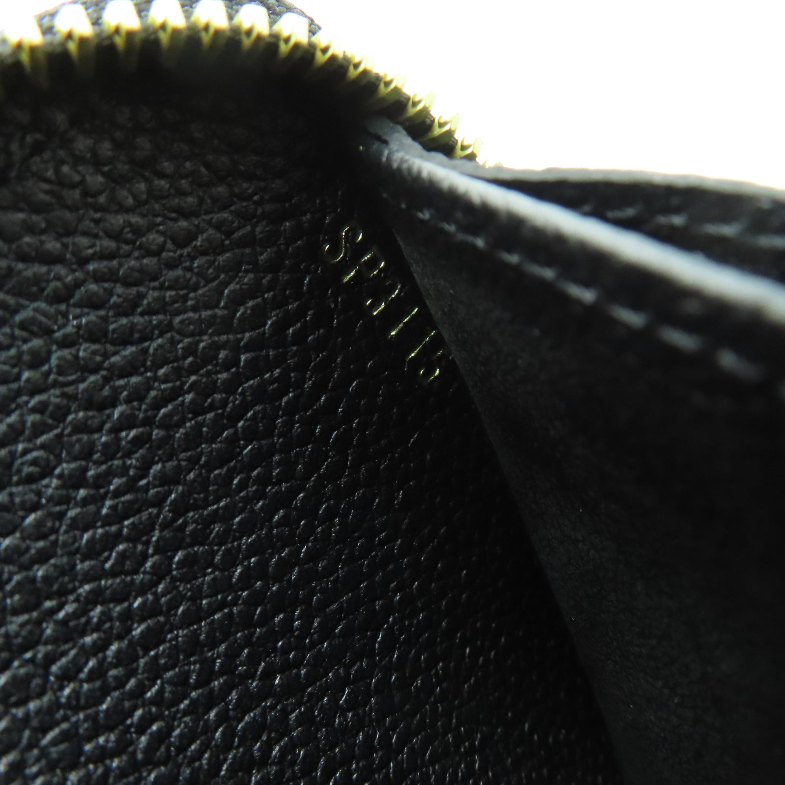 LOUIS VUITTON Monogram Empreinte Zipper Long Wallet金扣長錢包黑色