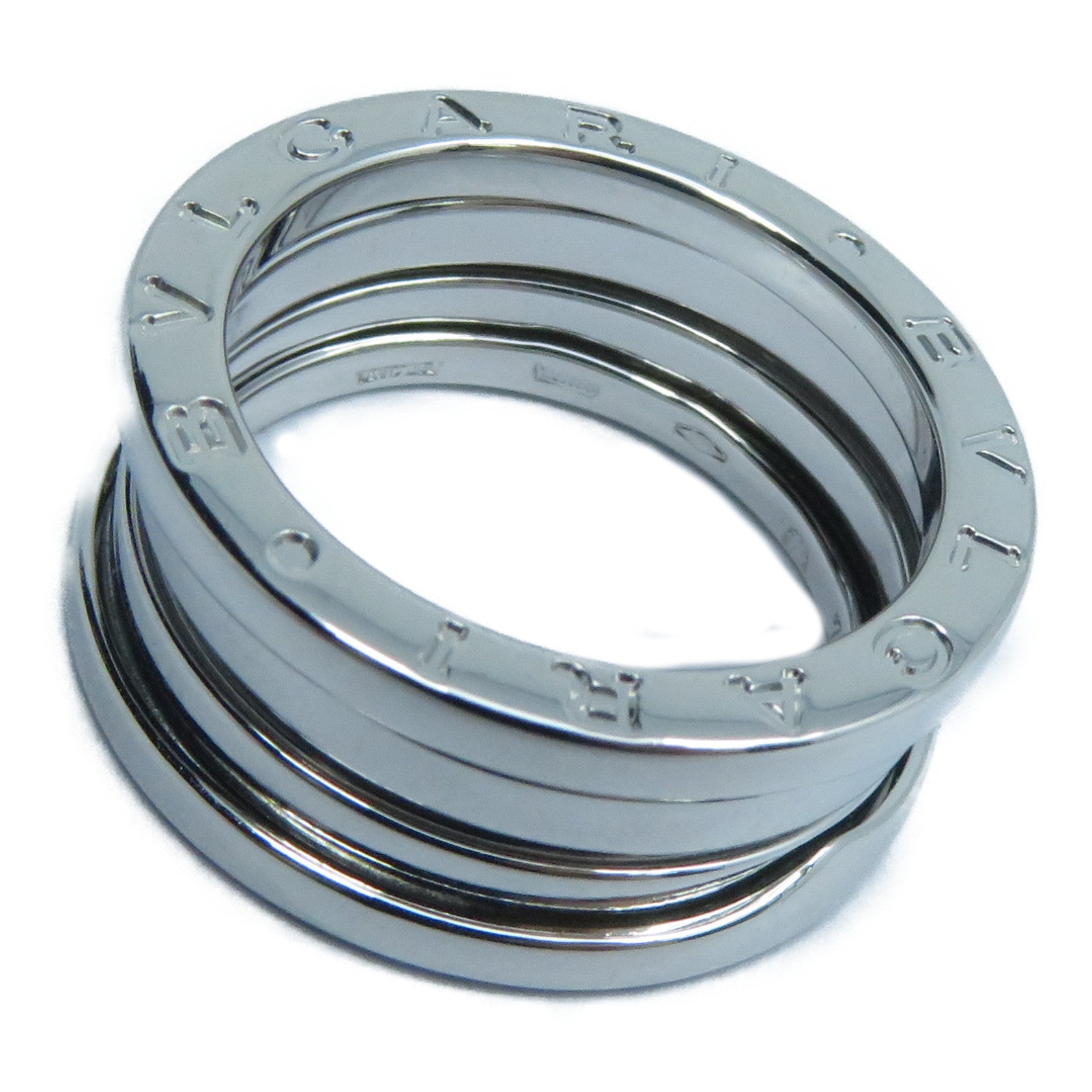 BVLGARI 18K白金B-zero1戒指BVLGARI#54/US#6