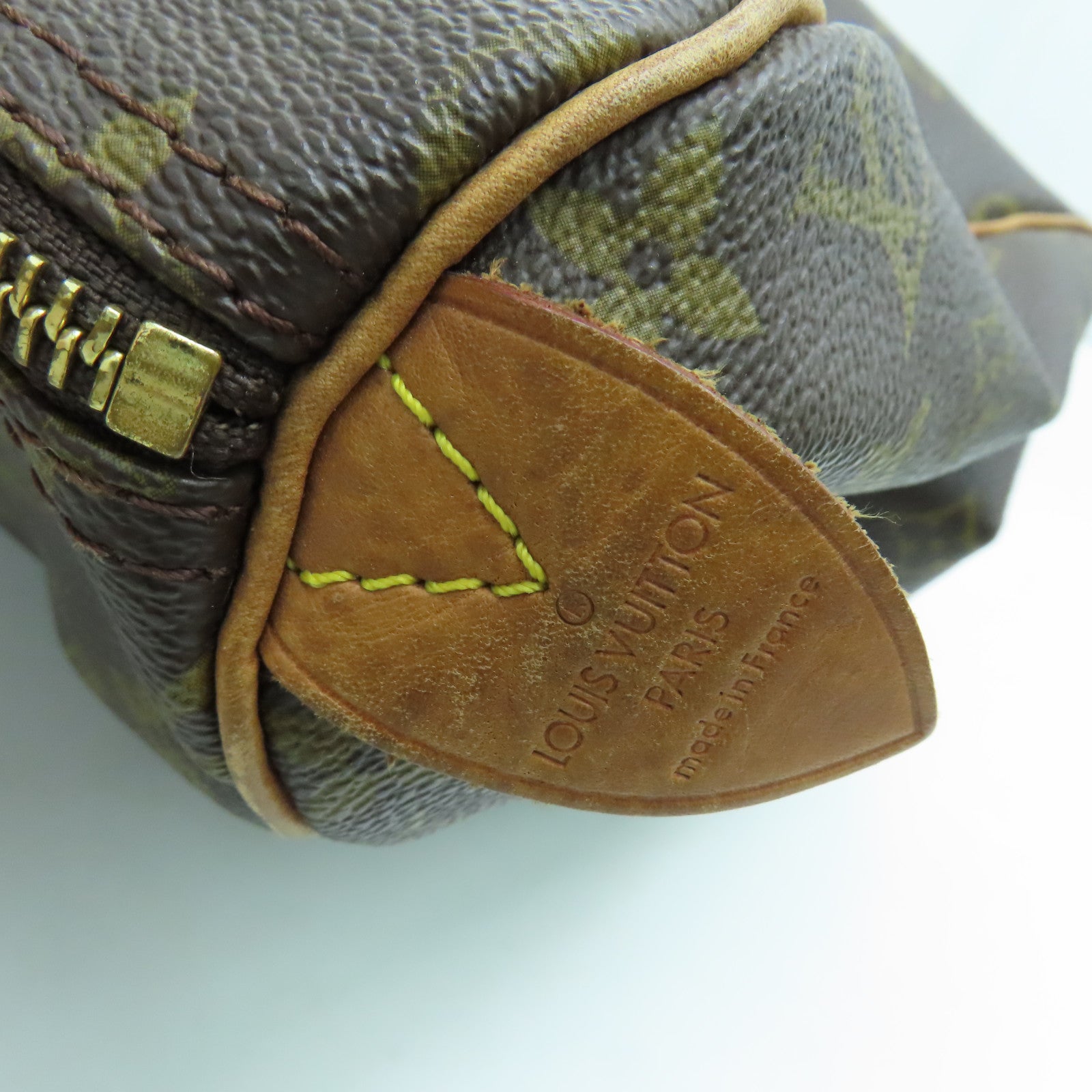 LOUIS VUITTON Monogram Speedy 30手挽袋金扣啡色