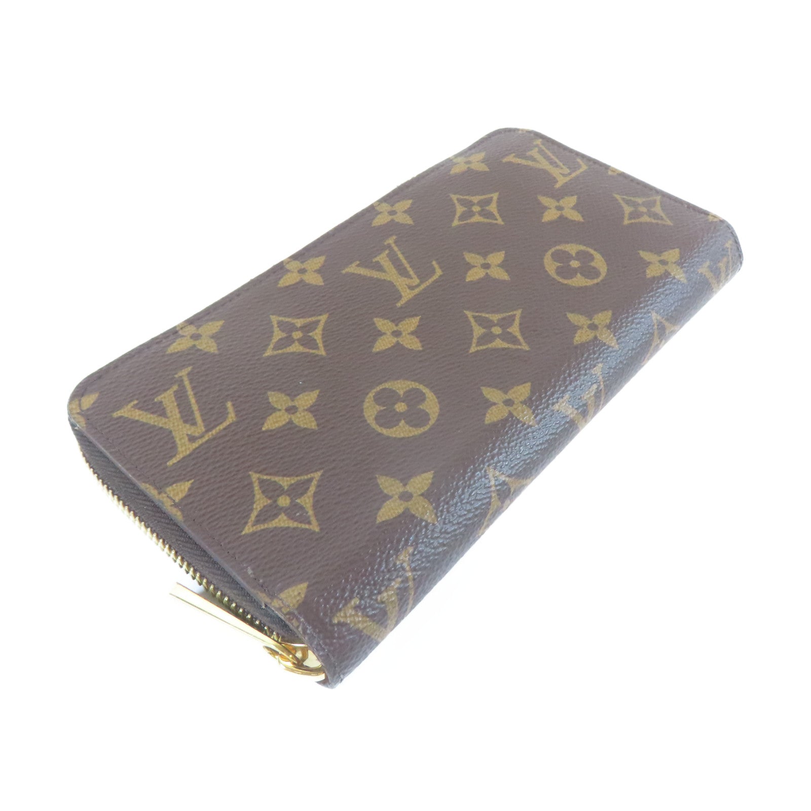 LOUIS VUITTON Monogram Zippy Long Wallet金扣長錢包啡色