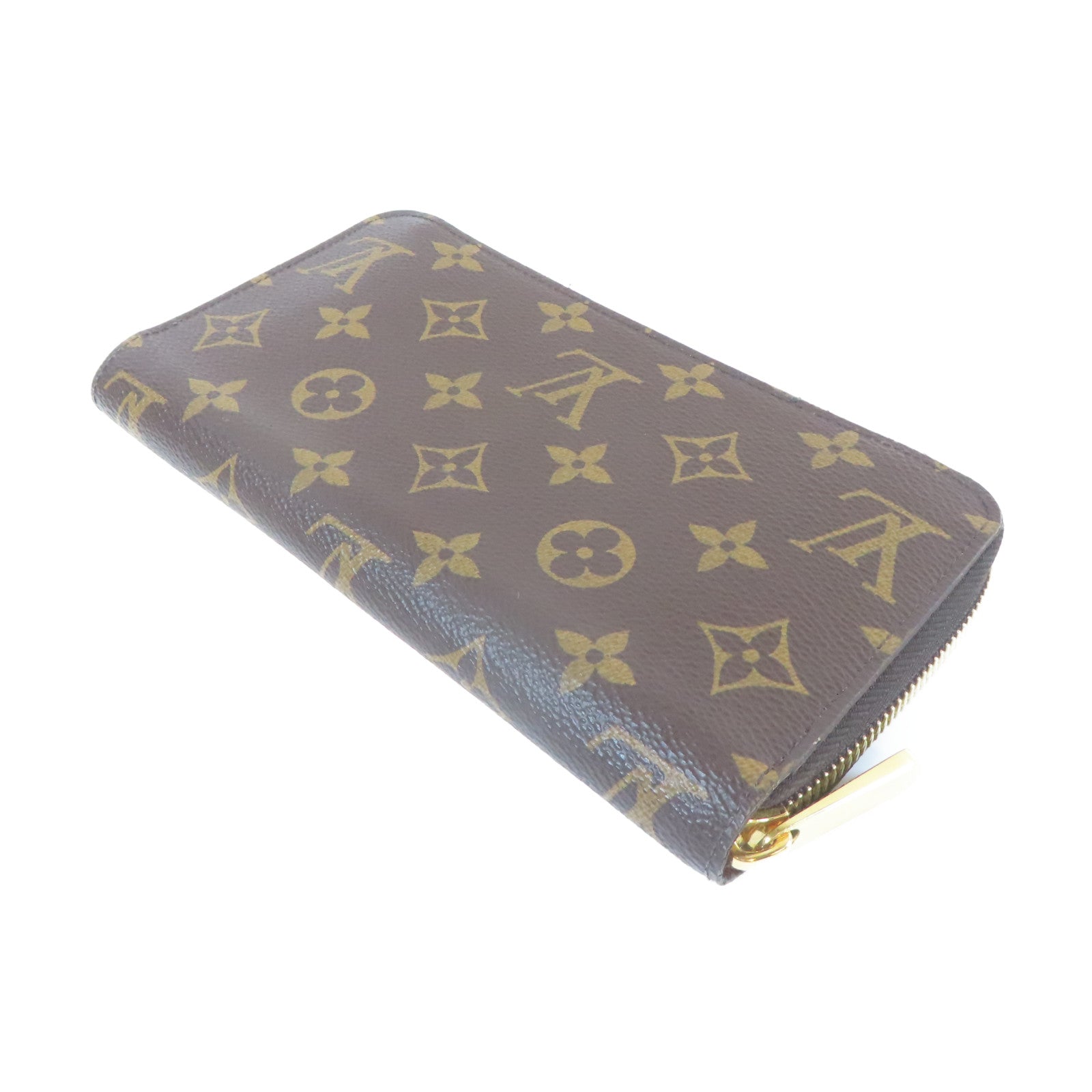 LOUIS VUITTON Monogram Zippy Long Wallet金扣長錢包啡色