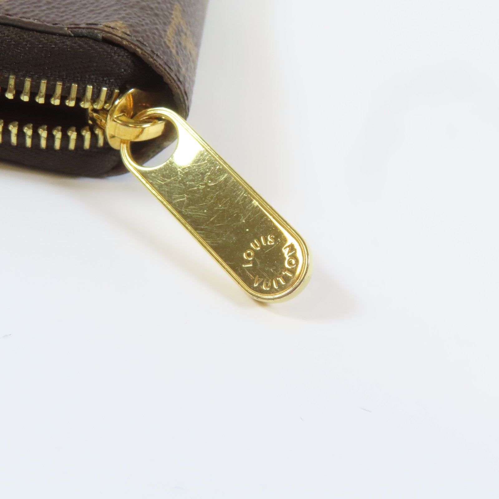 LOUIS VUITTON Monogram Zippy Long Wallet金扣長錢包啡色