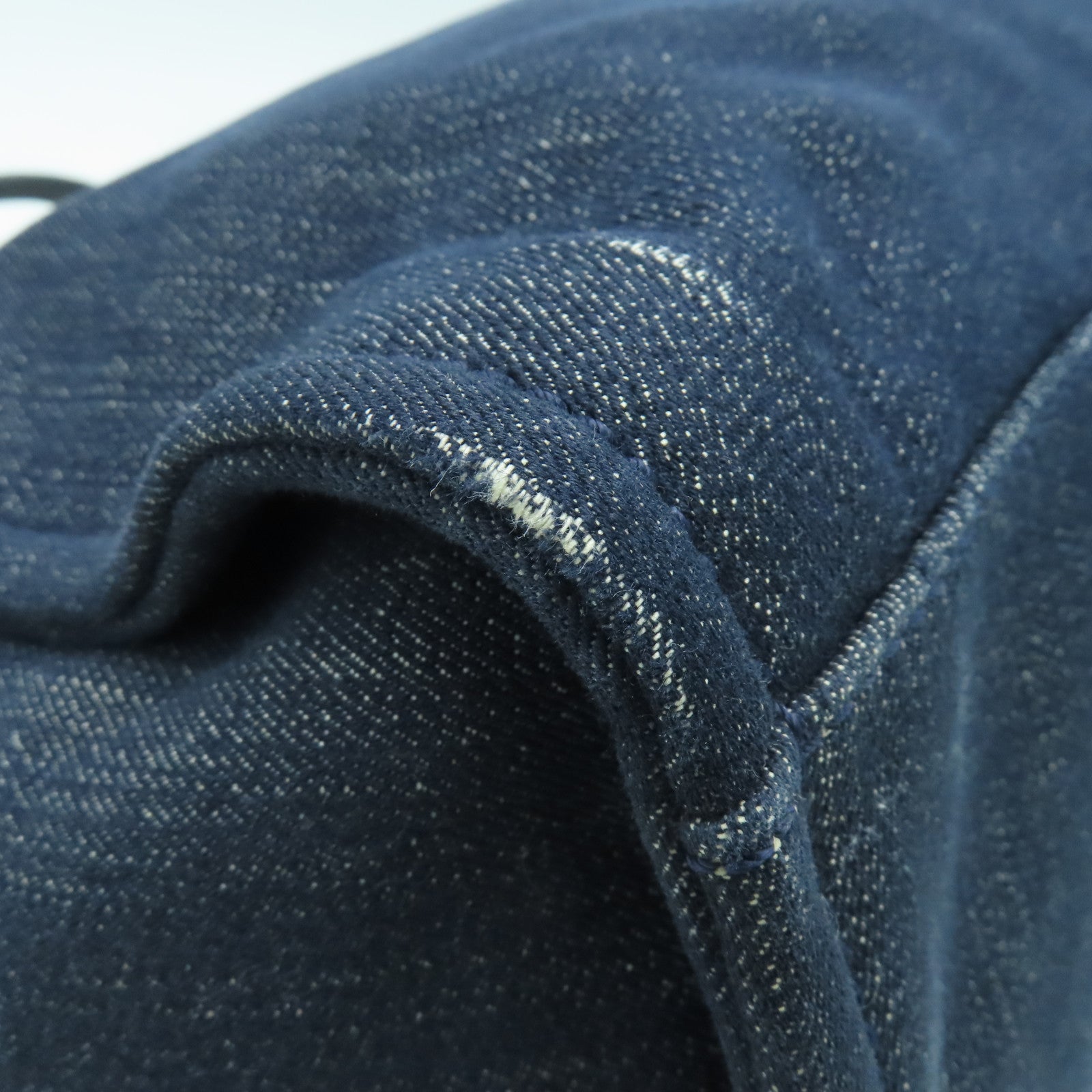 CHANEL Denim Tote Bag金扣手挽肩背两用袋蓝色