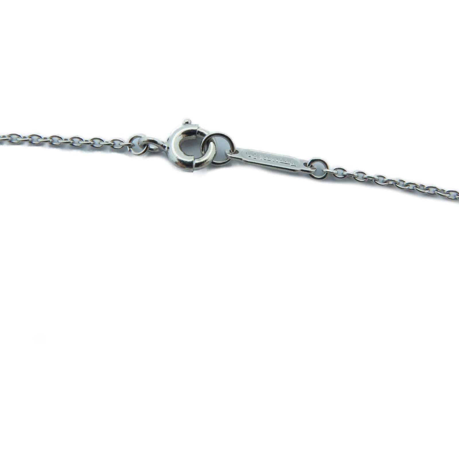 TIFFANY&amp;CO [Shock Reduction Offer] PT950 Platinum Diamond Necklace 1.20ct Diamond Necklace
