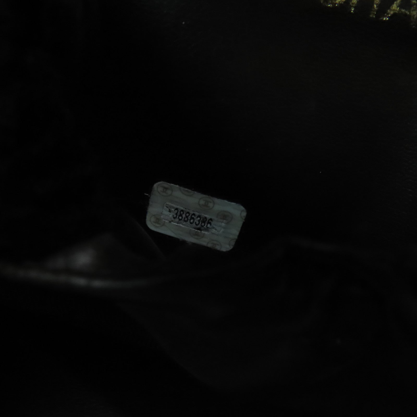 CHANEL Caviar皮革Vanity Bag金扣手挽袋啡色