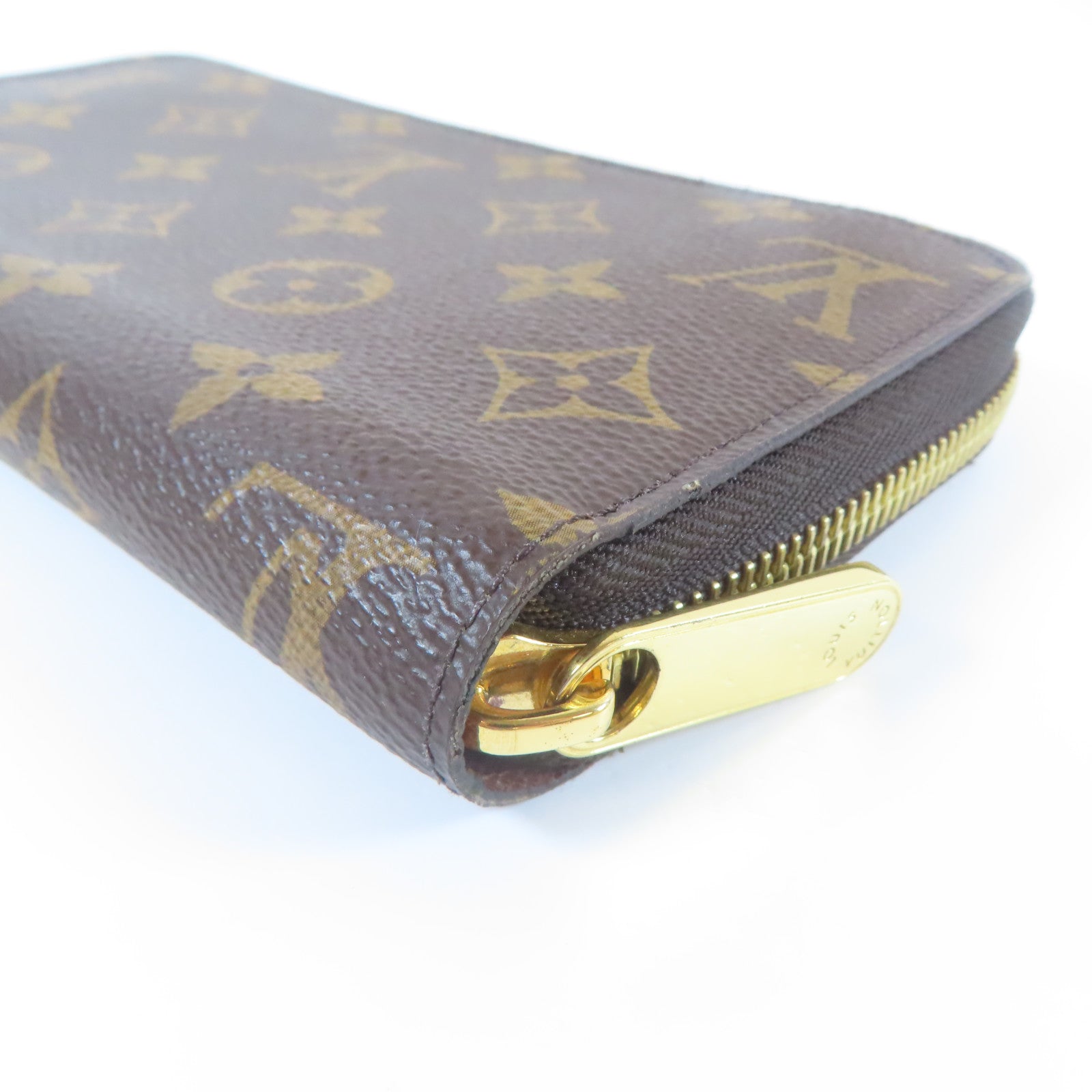 LOUIS VUITTON Monogram Zippy Long Wallet金扣長錢包啡色