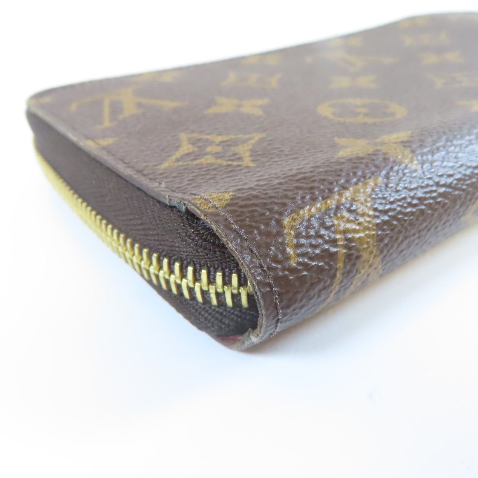 LOUIS VUITTON Monogram Zippy Long Wallet金扣長錢包啡色