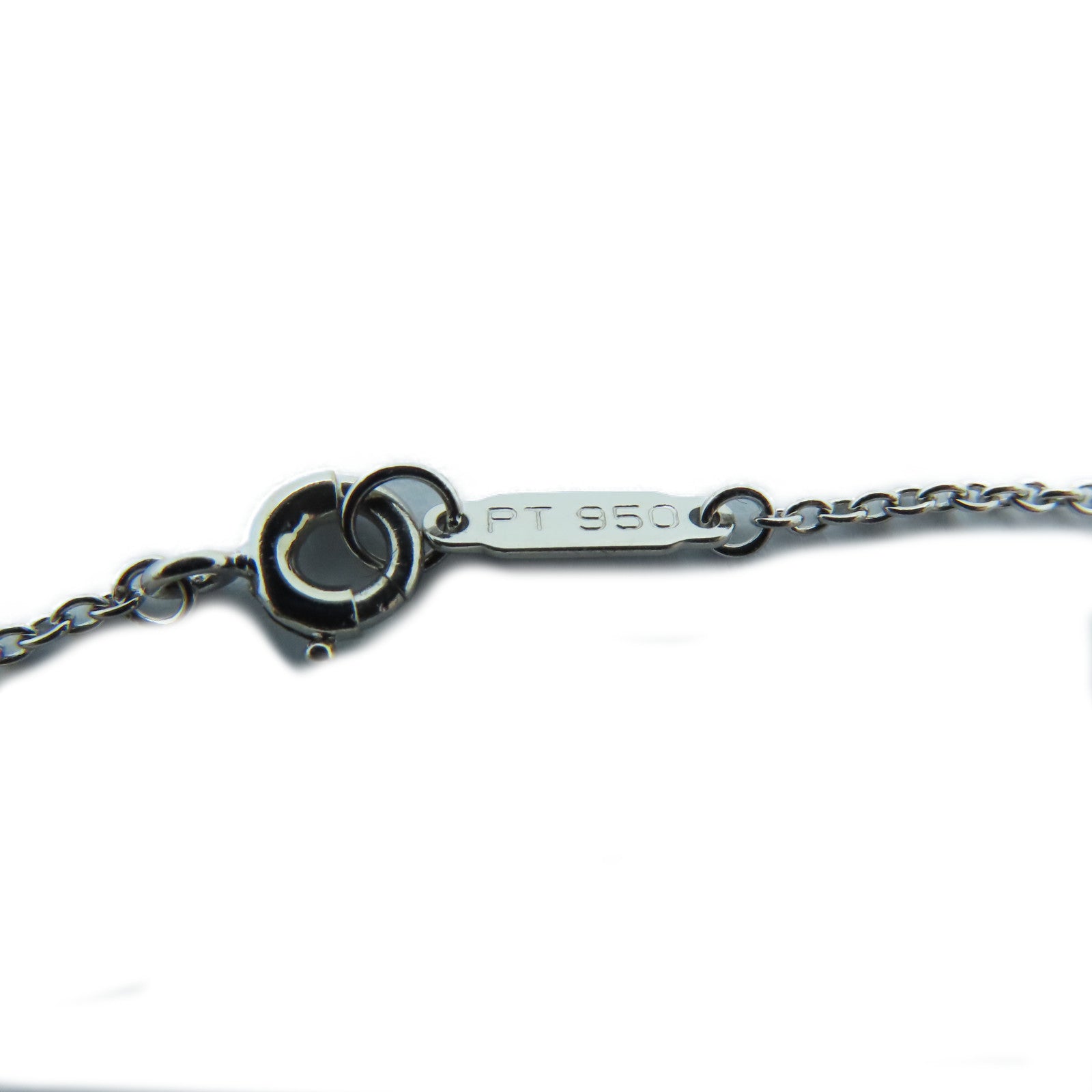 TIFFANY&amp;CO [Shock Reduction Offer] PT950 Platinum Diamond Necklace 1.20ct Diamond Necklace