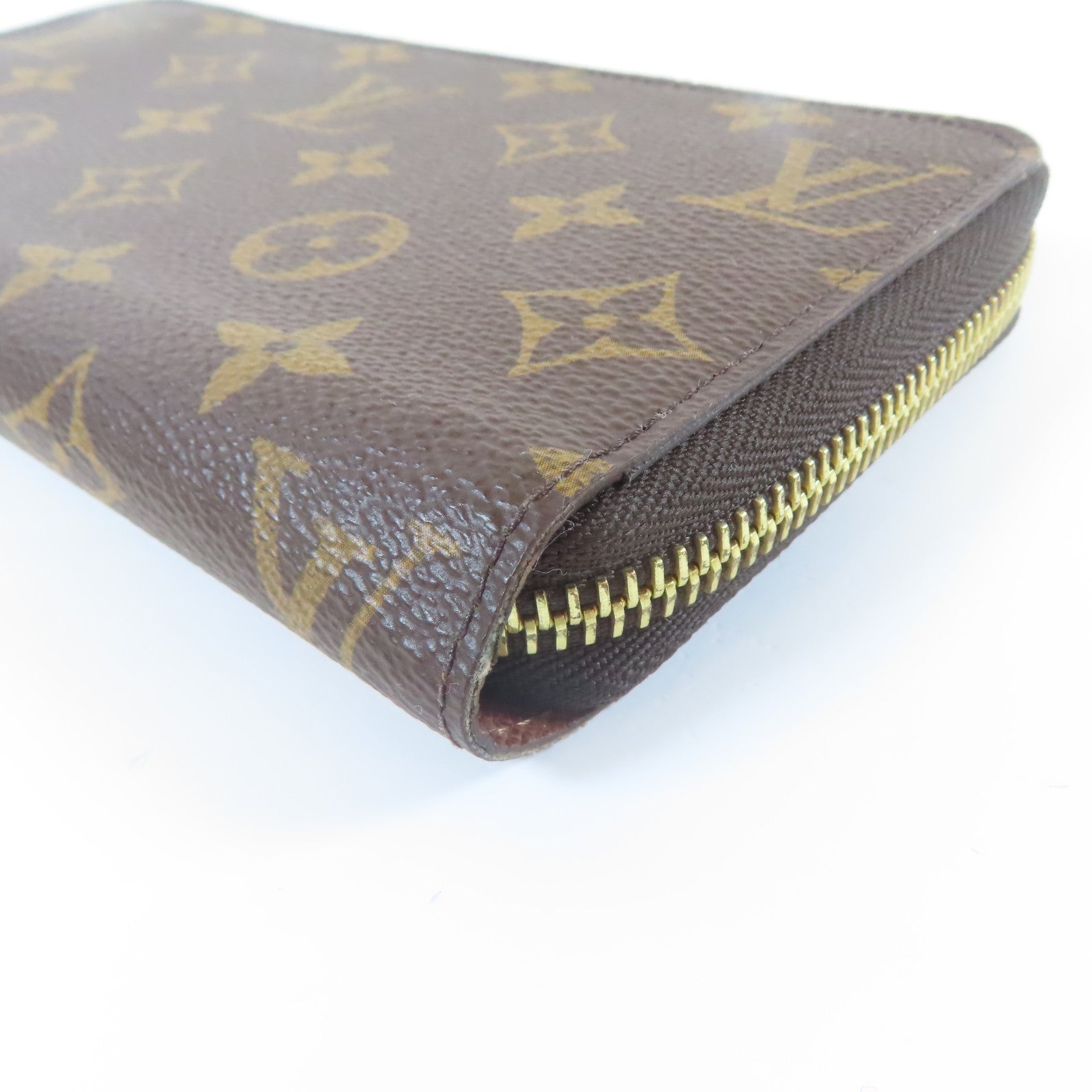 LOUIS VUITTON Monogram Zippy Long Wallet金扣長錢包啡色