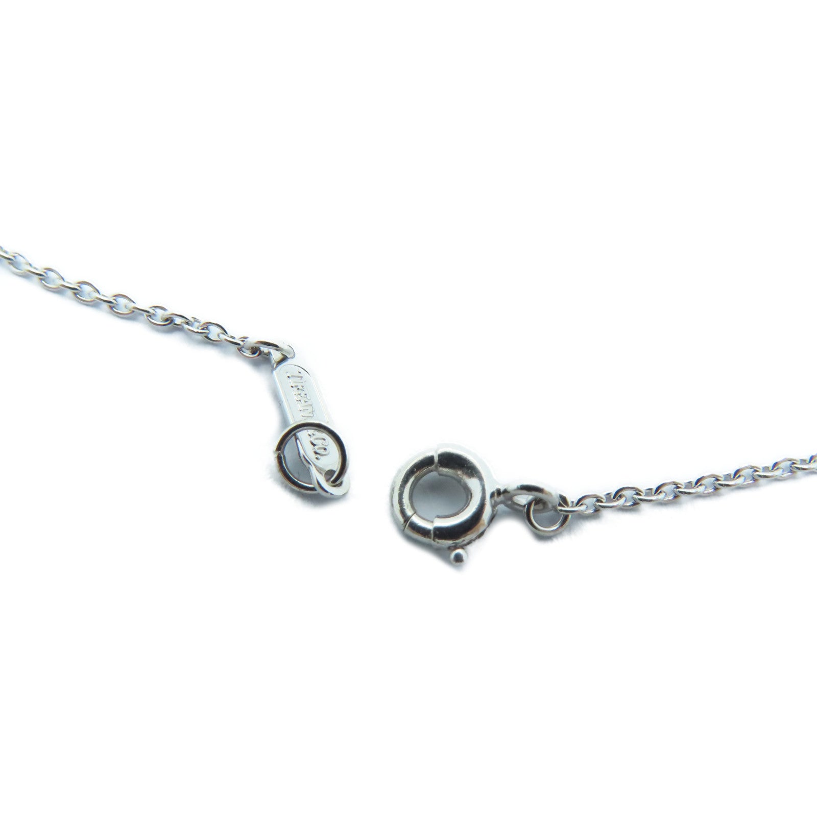 TIFFANY&amp;CO [Shock Reduction Offer] PT950 Platinum Diamond Necklace 1.20ct Diamond Necklace