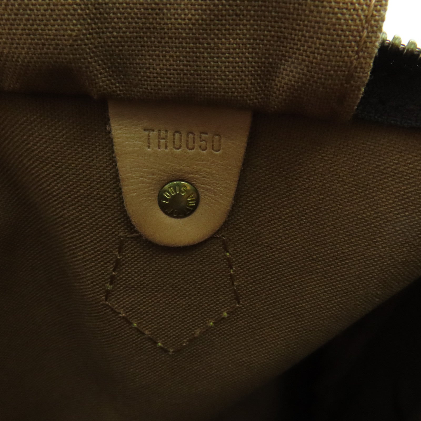 LOUIS VUITTON Monogram Speedy 30手挽袋金扣啡色