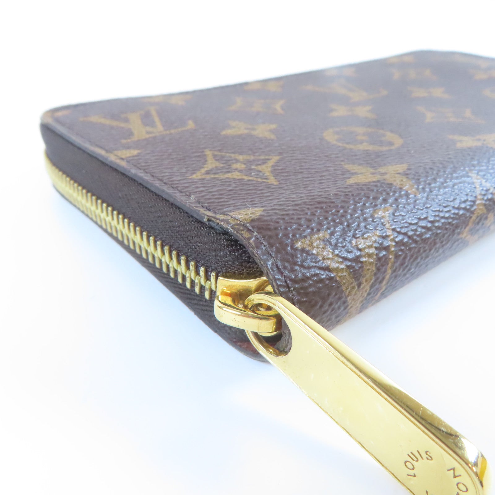 LOUIS VUITTON Monogram Zippy Long Wallet金扣長錢包啡色