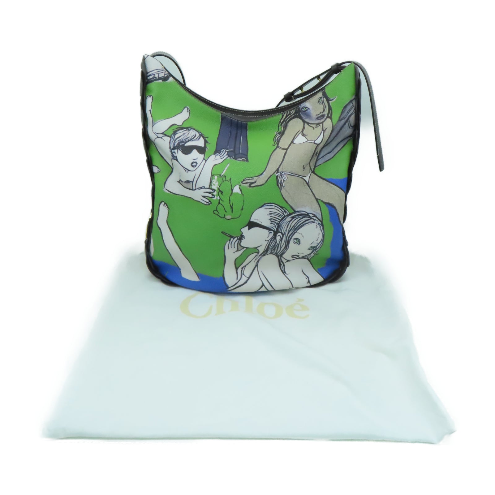 Chloe 【激減優惠】牛皮皮革Darryl Large Handbag金扣肩背袋多色