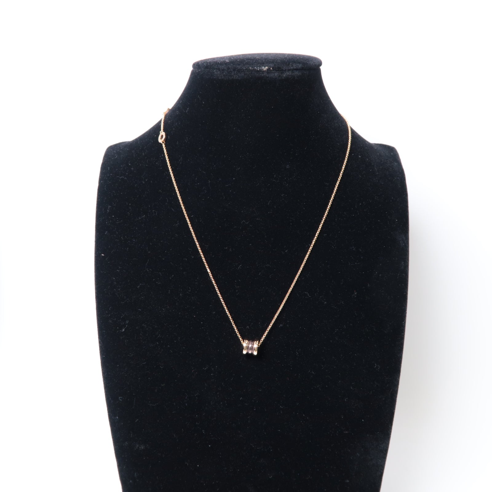 BVLGARI 18K玫瑰金B.zero 1 Necklace項鍊