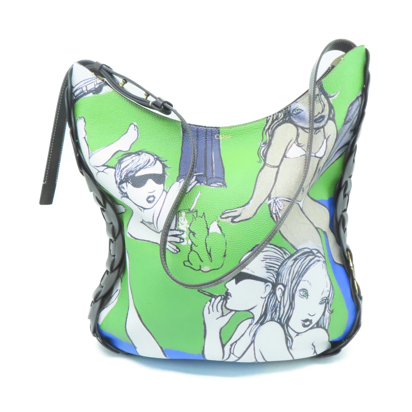 Chloe 【激減優惠】牛皮皮革Darryl Large Handbag金扣肩背袋多色