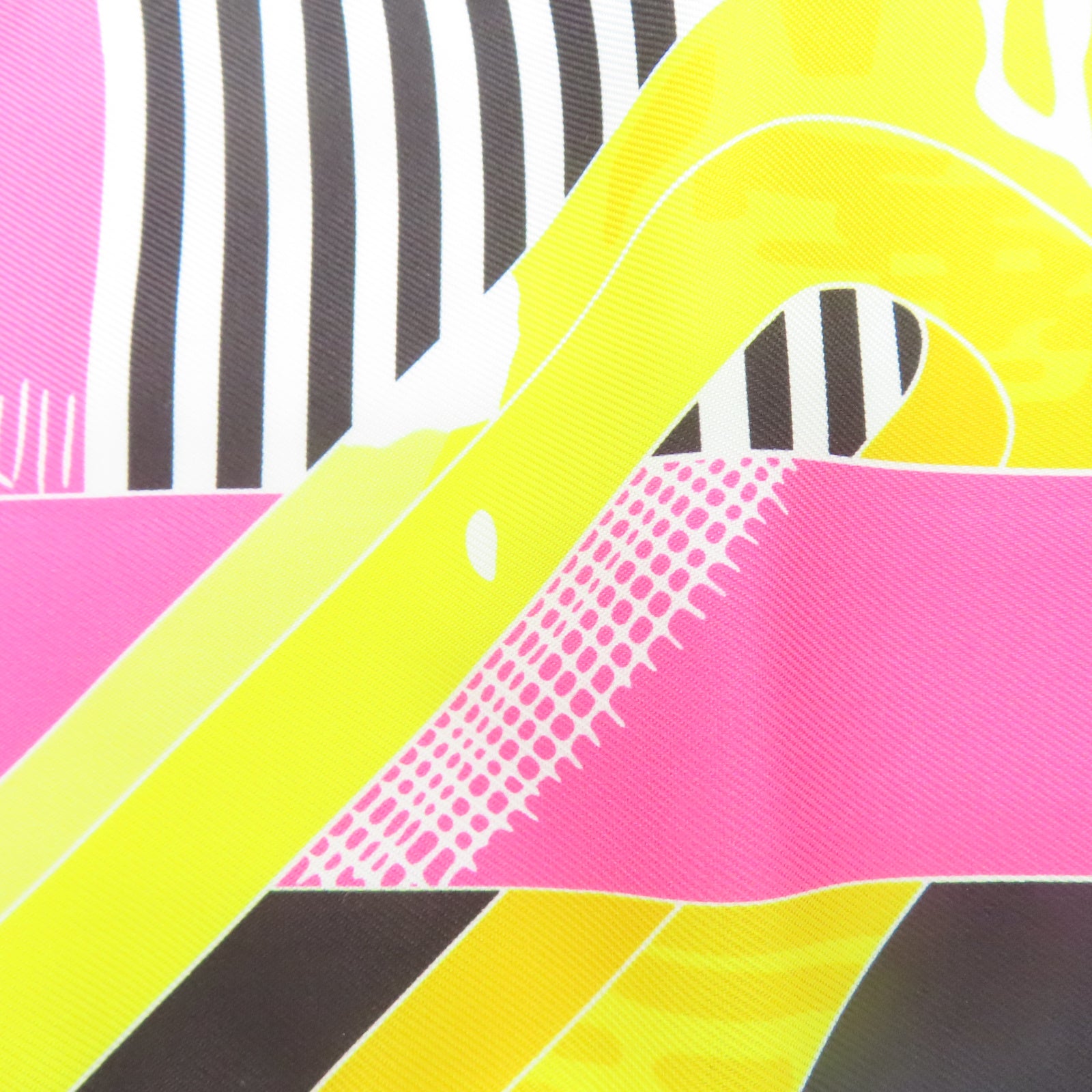 HERMES Silk Maxi Twilly Scarf Pink/Multicolor