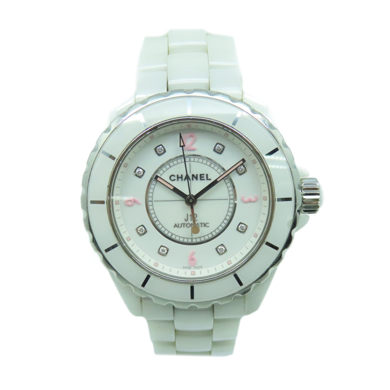 CHANEL 陶瓷J12 Automatic 38mm手錶自動機芯白色