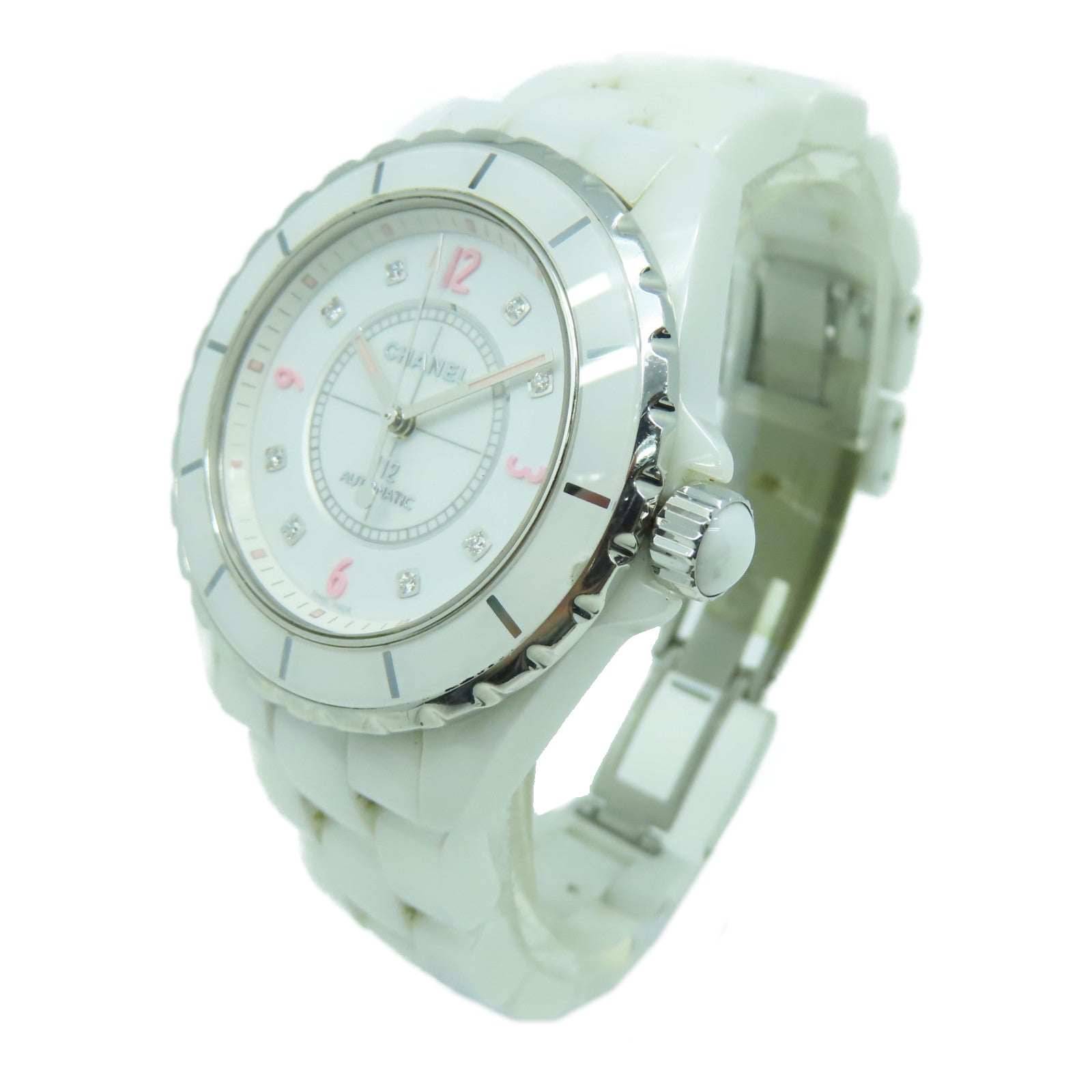 CHANEL 陶瓷J12 Automatic 38mm手錶自動機芯白色