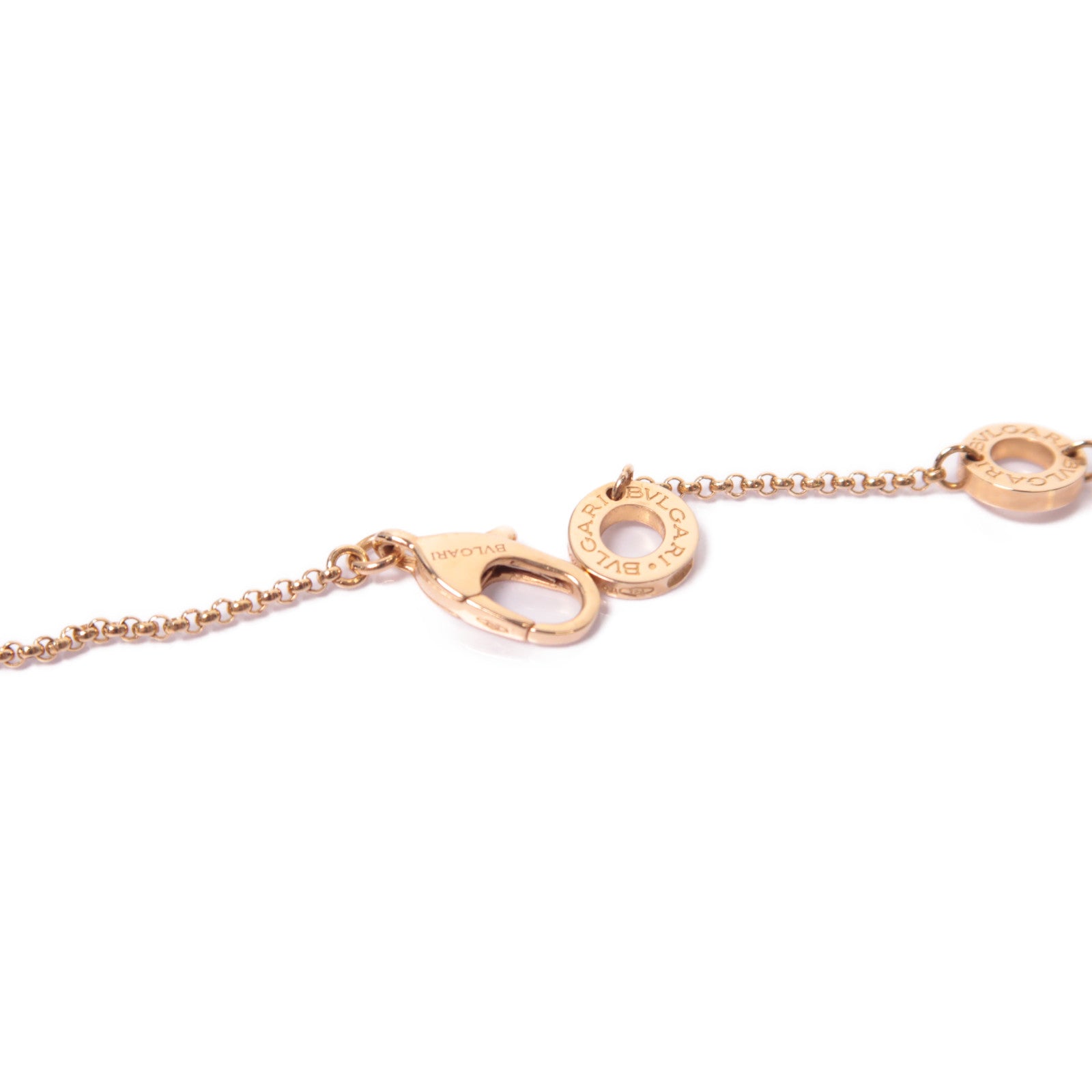 BVLGARI 18K玫瑰金B.zero 1 Necklace項鍊