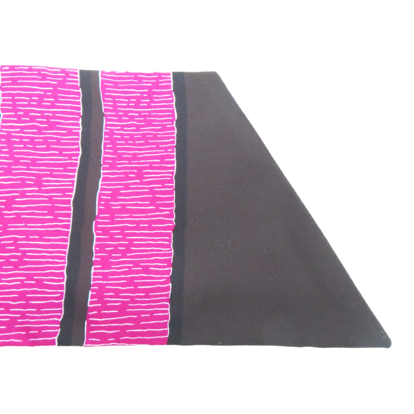 HERMES Silk Maxi Twilly Scarf Pink/Multicolor