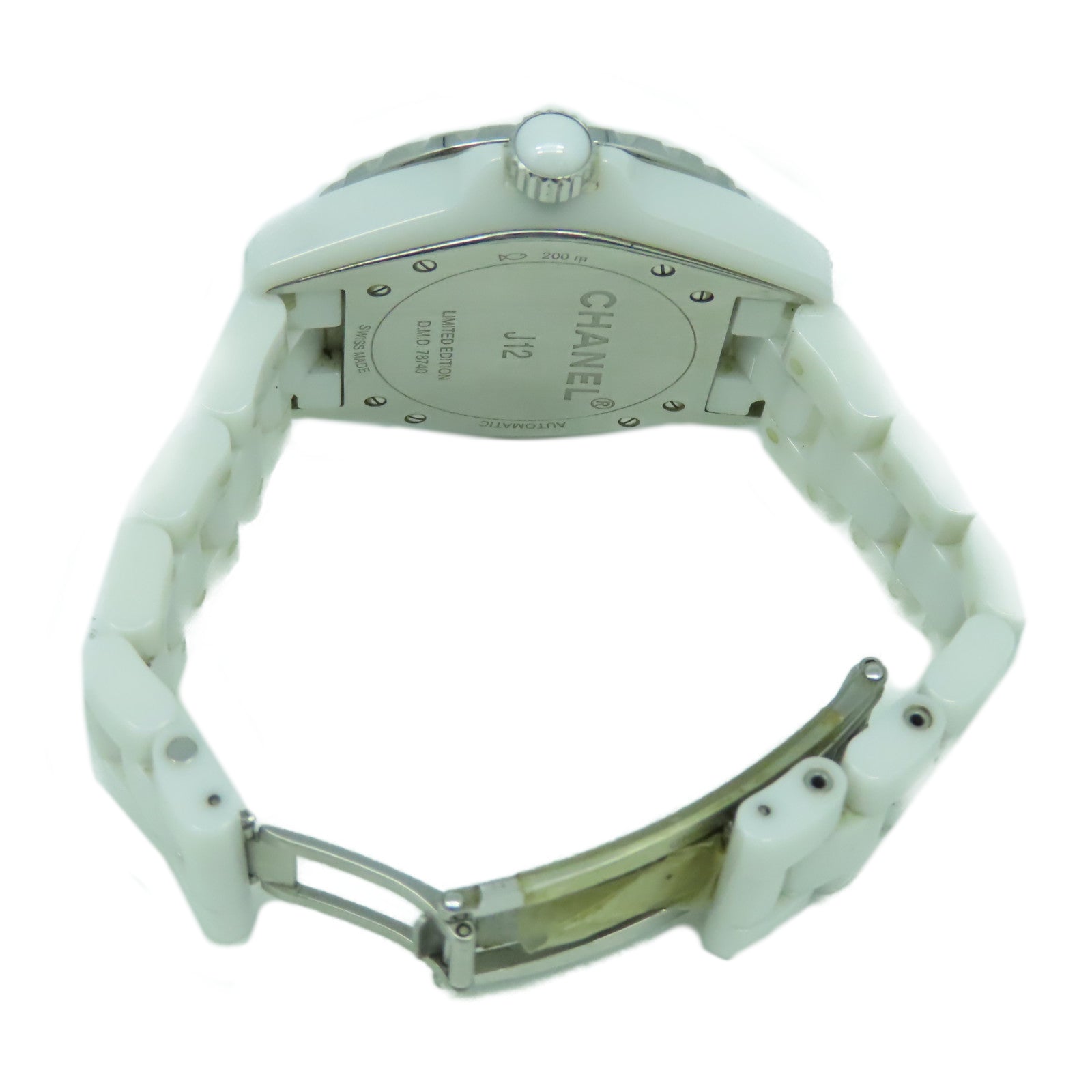 CHANEL 陶瓷J12 Automatic 38mm手錶自動機芯白色
