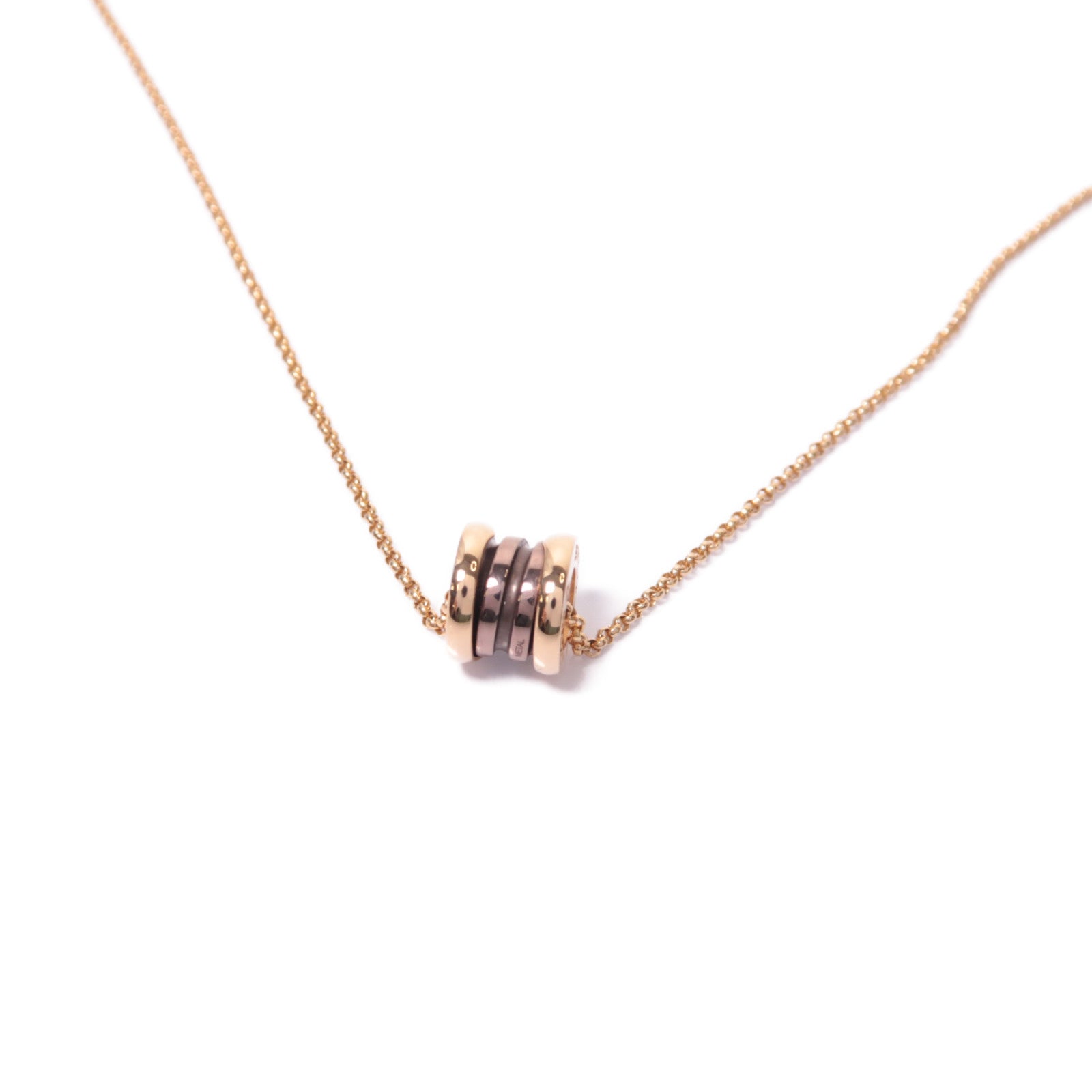BVLGARI 18K玫瑰金B.zero 1 Necklace項鍊