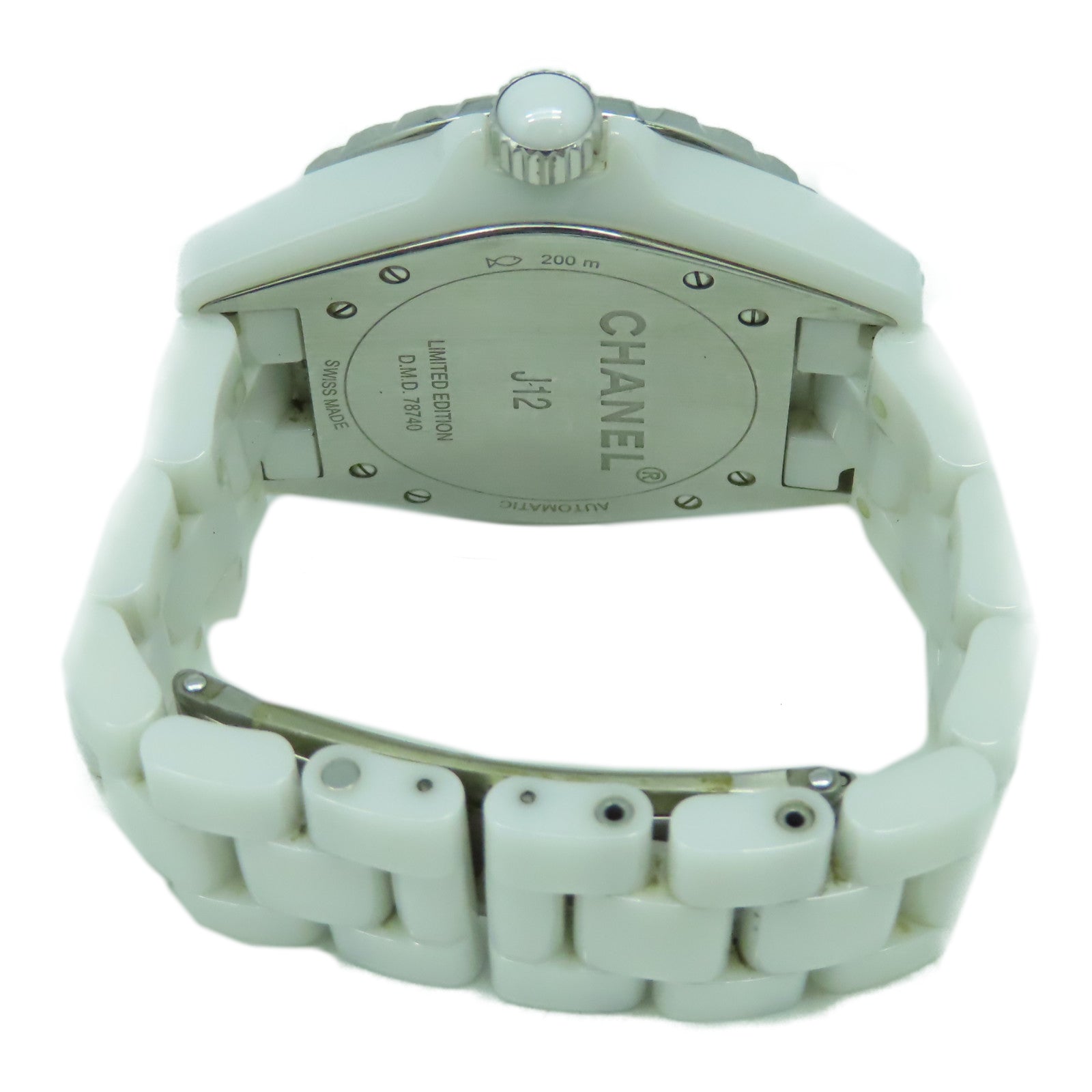CHANEL 陶瓷J12 Automatic 38mm手錶自動機芯白色