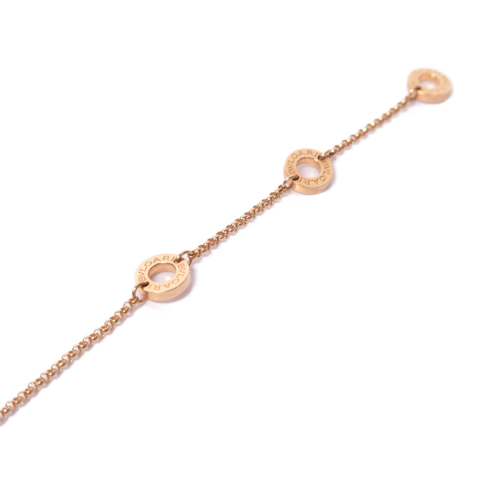 BVLGARI 18K玫瑰金B.zero 1 Necklace項鍊