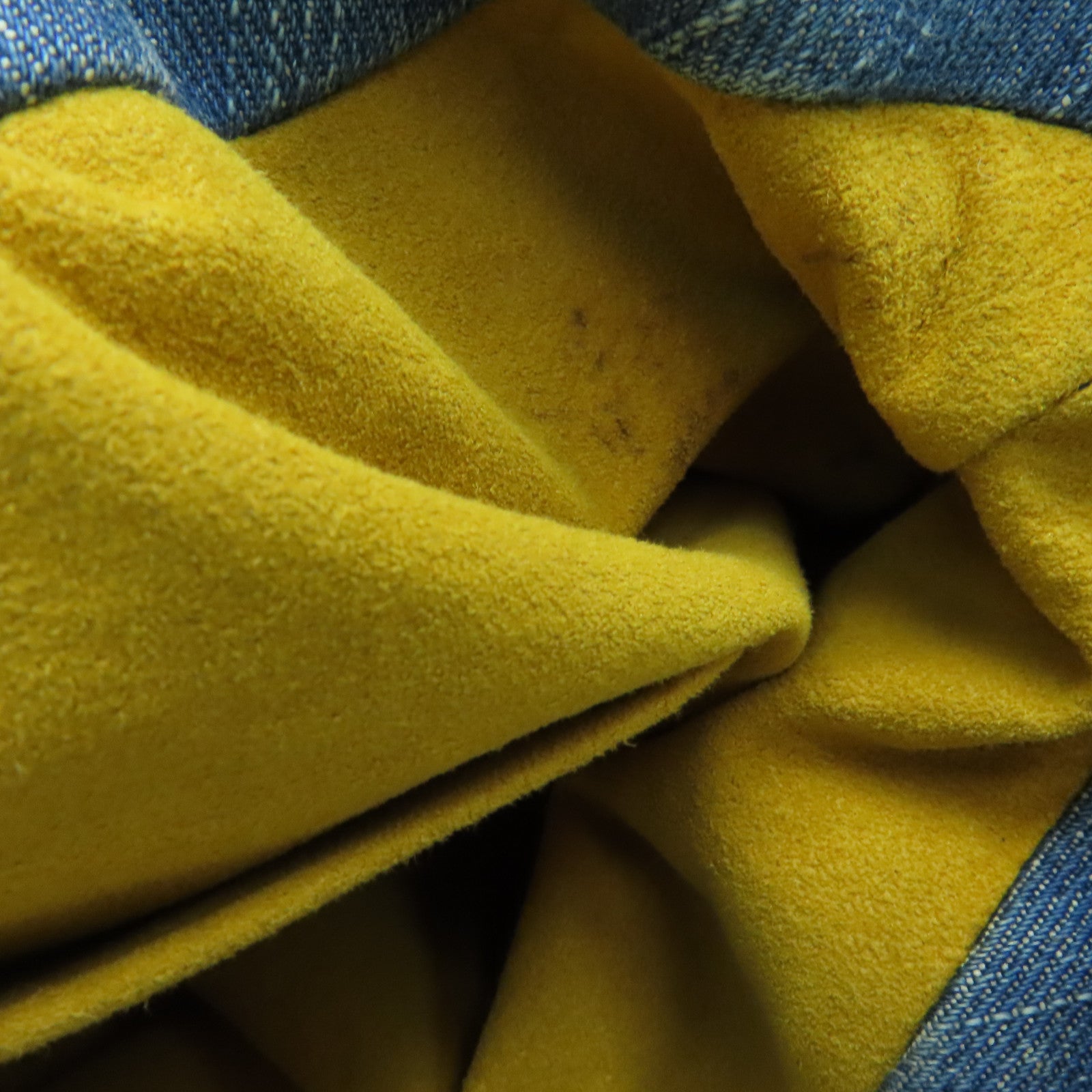 LOUIS VUITTON Monogram Denim Pleaty金扣手挽袋蓝色