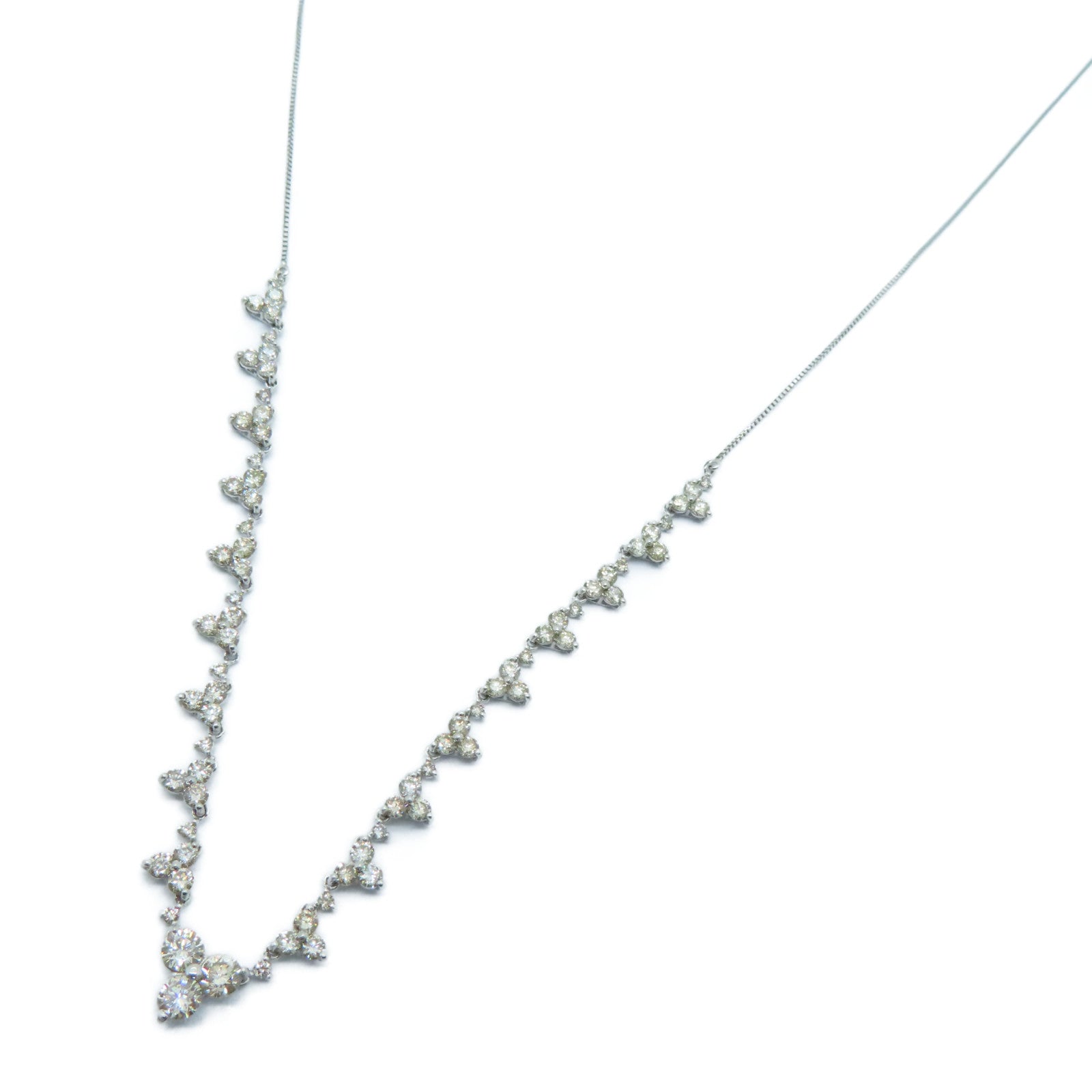 JEWELRY 【激減優惠】18K白金Diamond Necklace 1.830ct鑽石項鍊